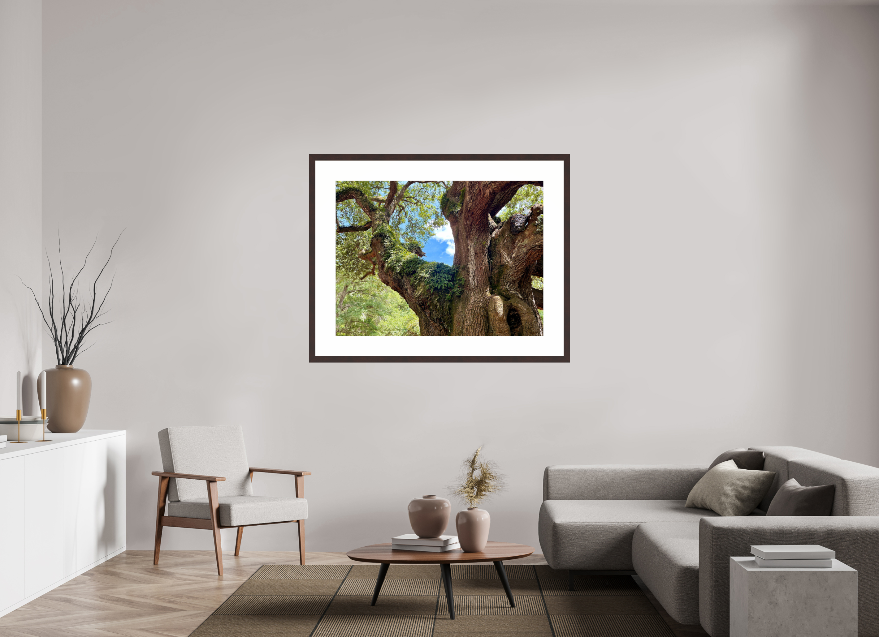 48 x 36″, Framed, Alder Brown, Color Print Angel Oak