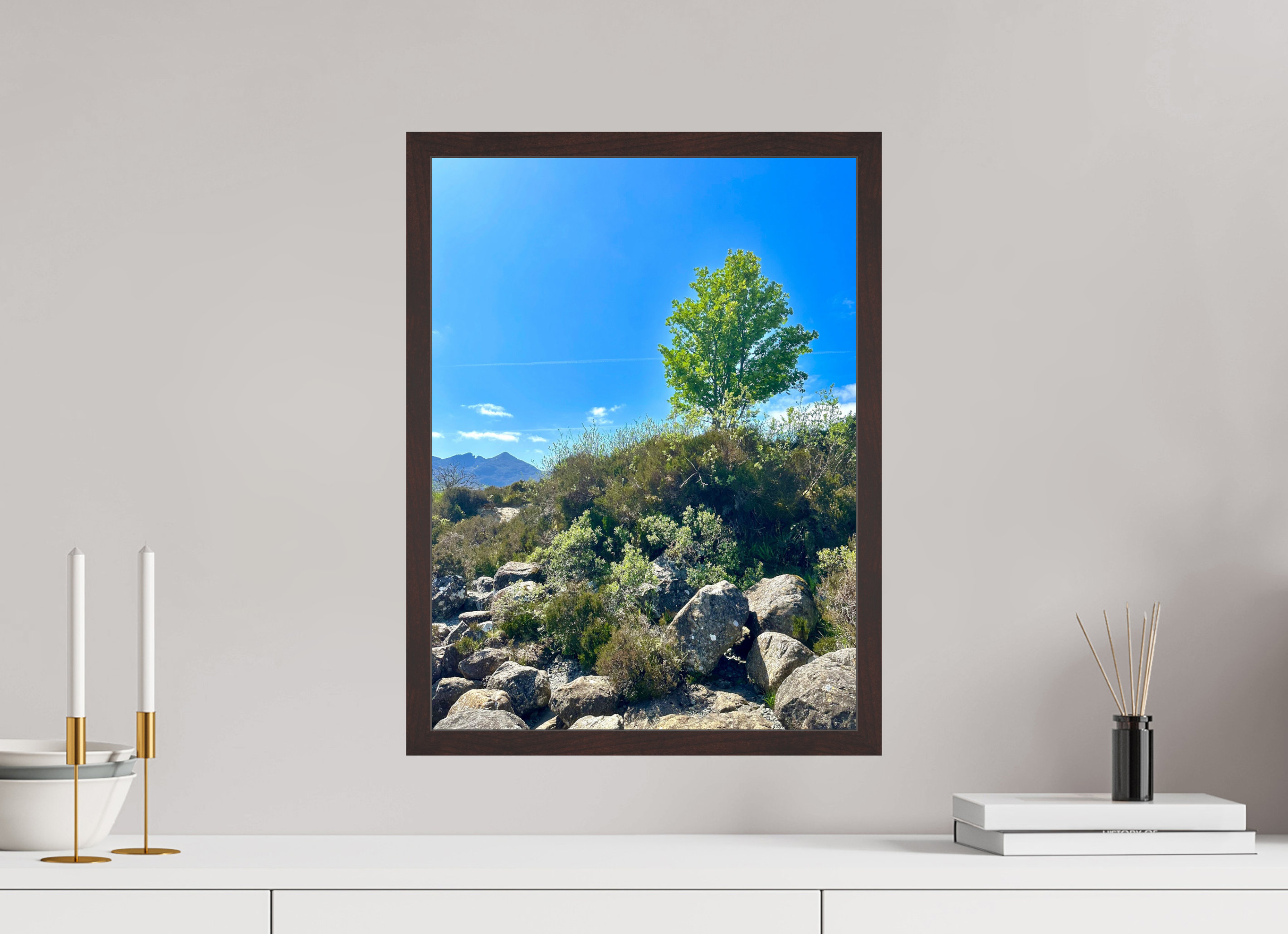 15 x 20″, ArtBox On Aluminum Dibond Tree On the River Sligachan