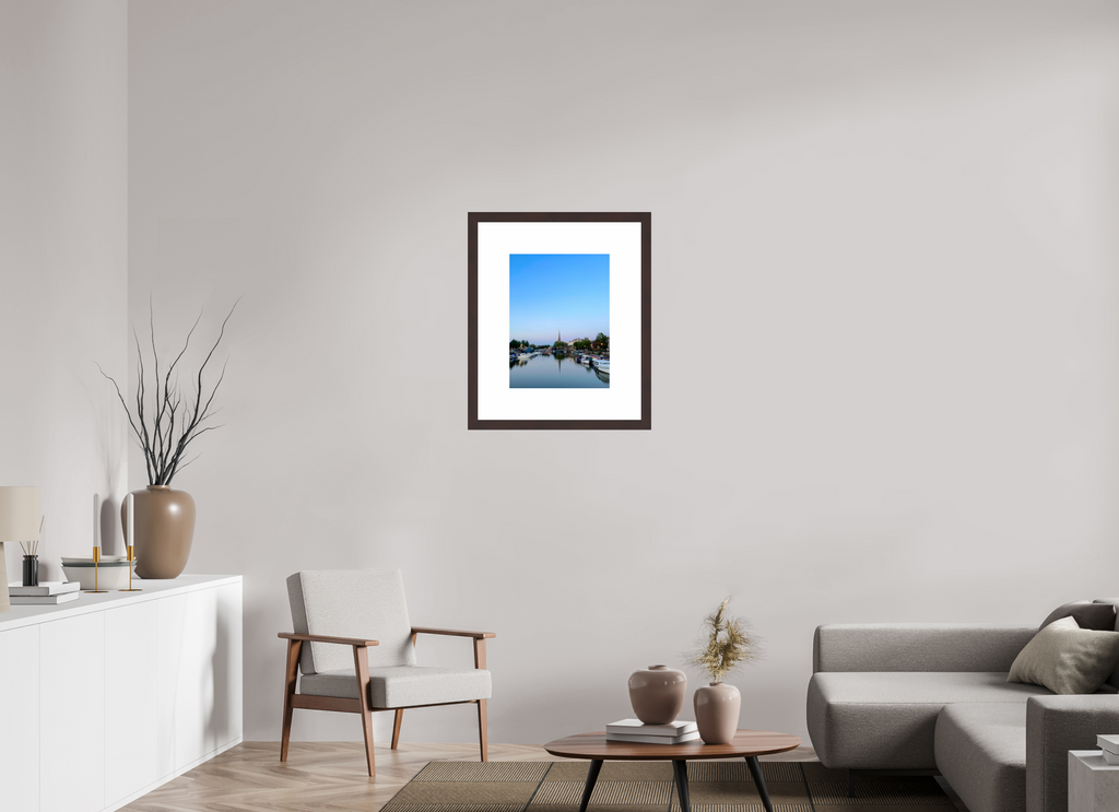 15 x 20″, Framed, Alder Brown, Color Print Bristol, Dusk