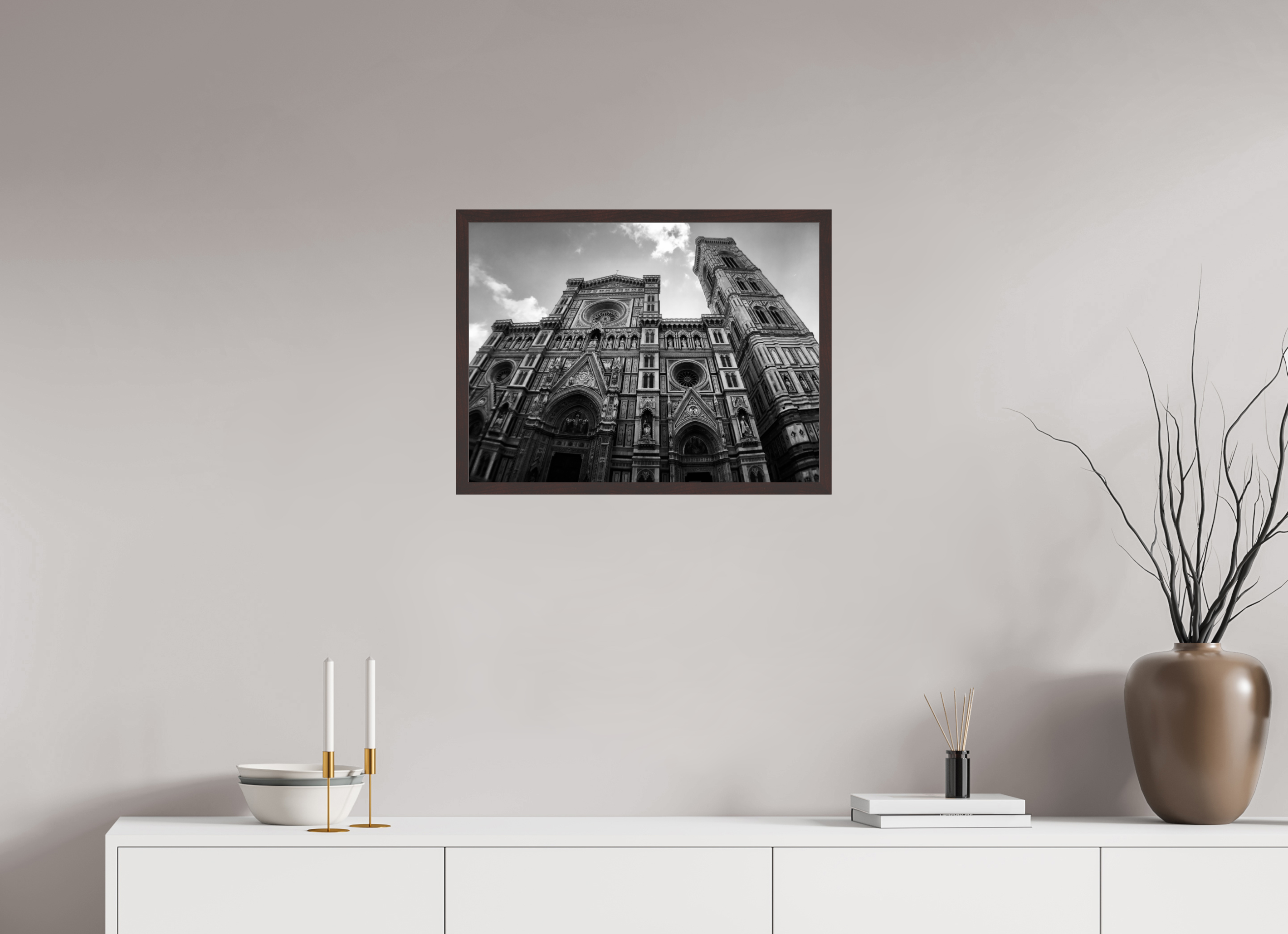 24 x 18″, ArtBox On Aluminum Dibond Florence Cathedral