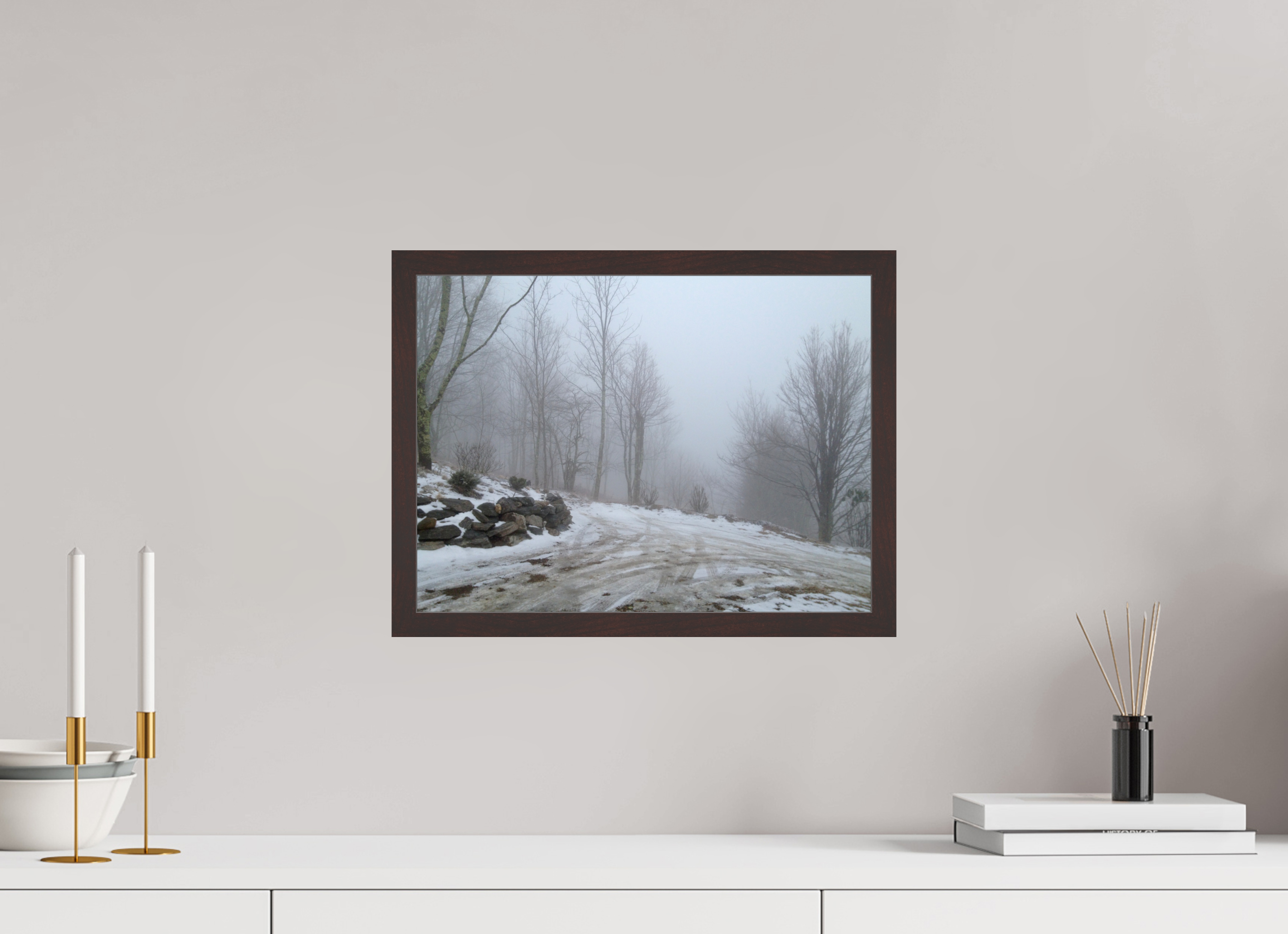 16 x 12″, ArtBox On Aluminum Dibond Winter Scene