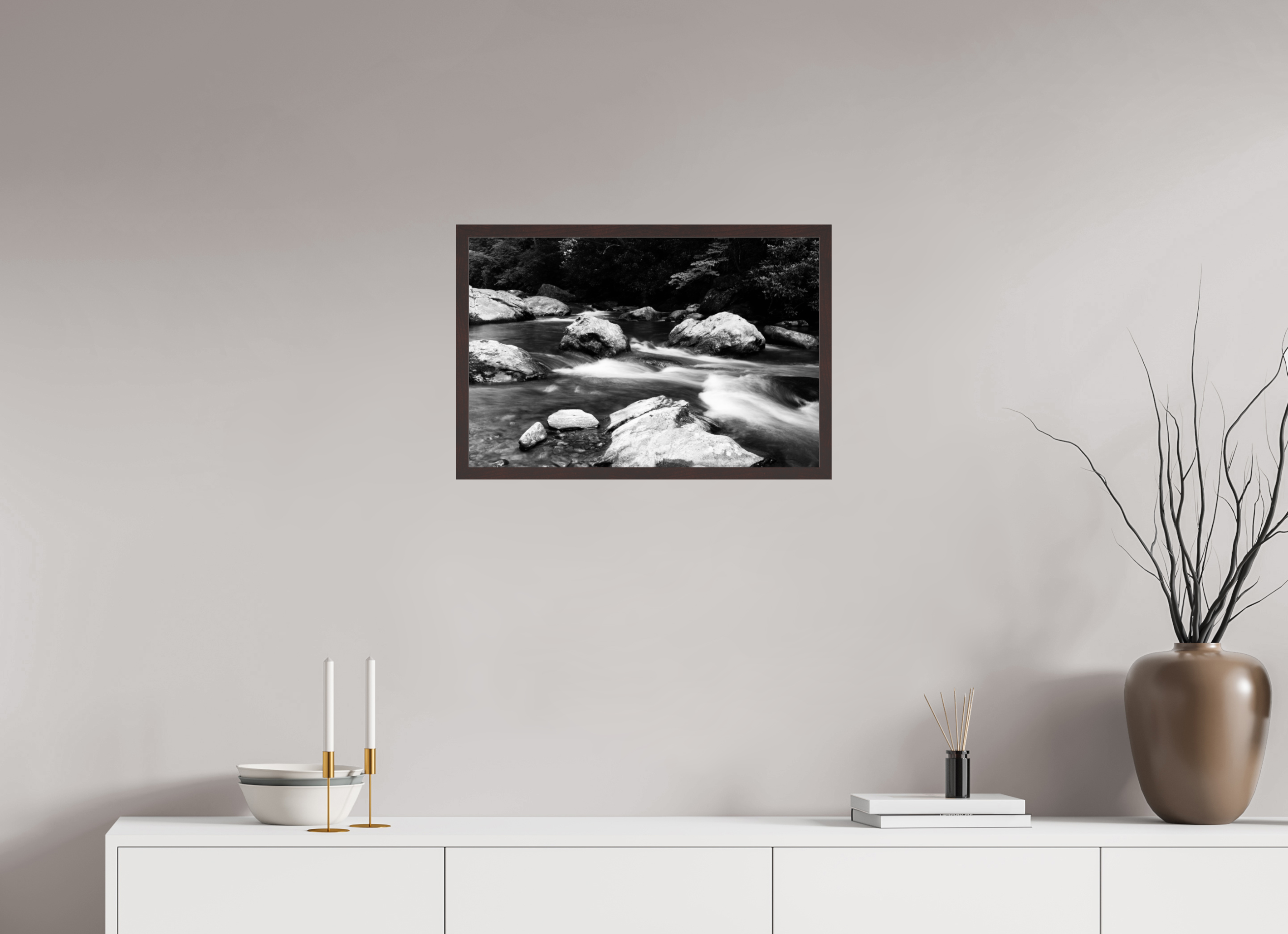 24 x 16″, ArtBox On Aluminum Dibond Tallulah River