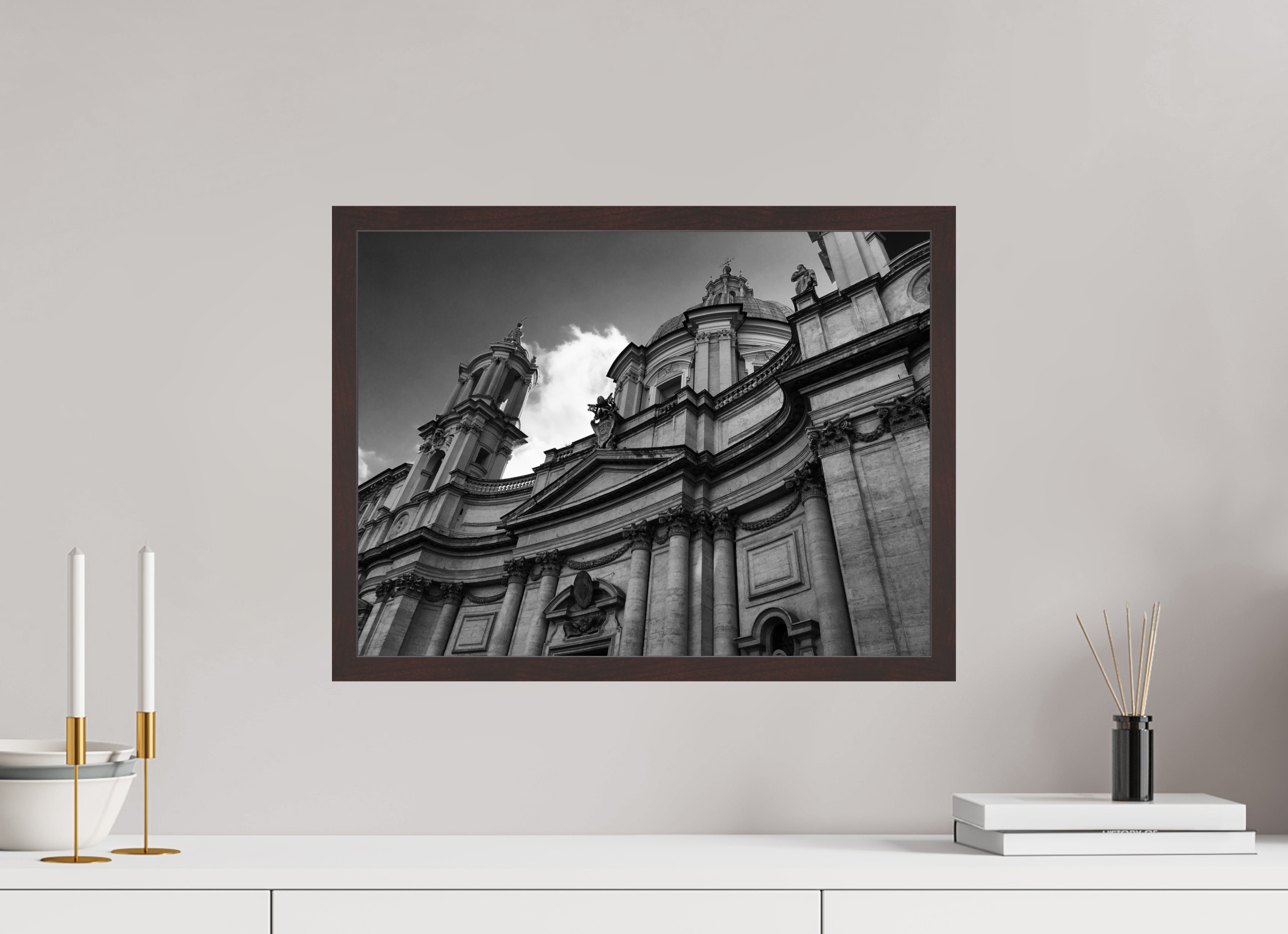 20 x 15″, ArtBox On Aluminum Dibond Piazza Novona