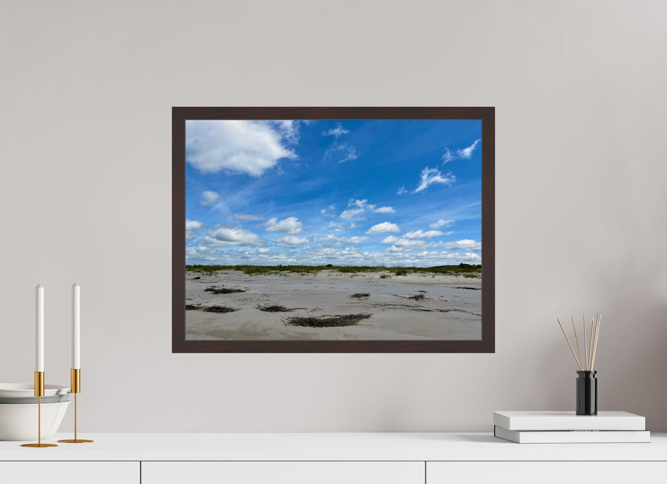 20 x 15″, ArtBox On Aluminum Dibond Beach at Capers Island