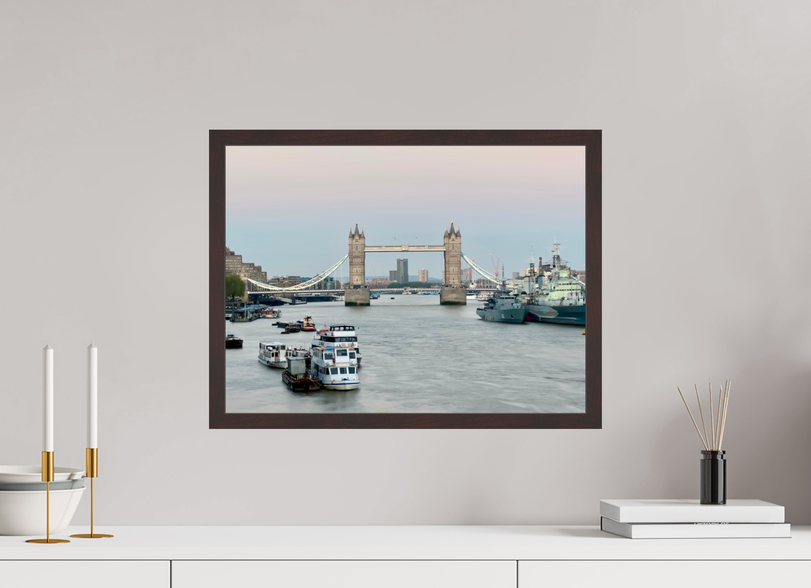 20 x 15″, ArtBox On Aluminum Dibond Tower Bridge