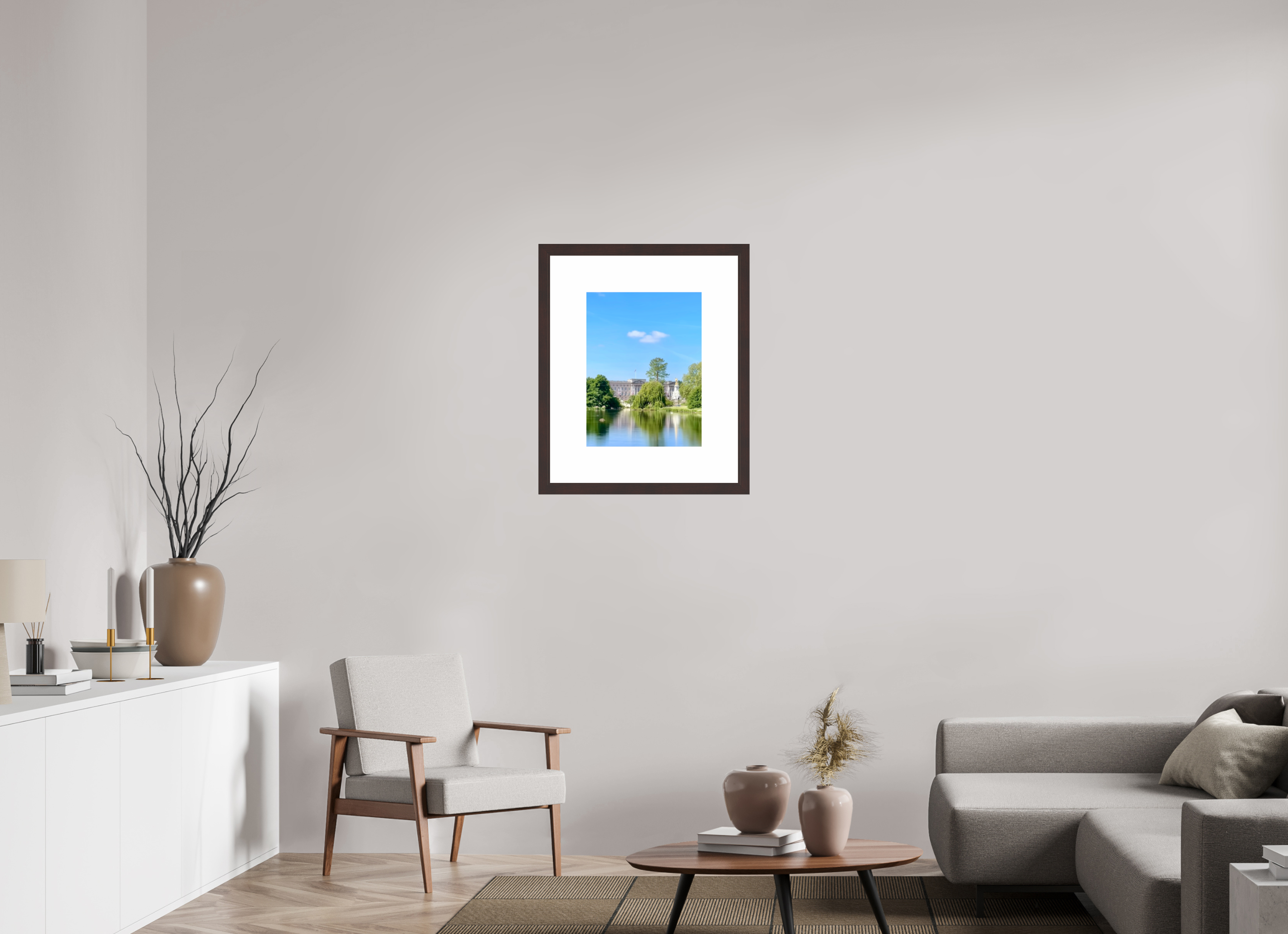 15 x 20″, Framed, Alder Brown, Color Print Buckingham Palace