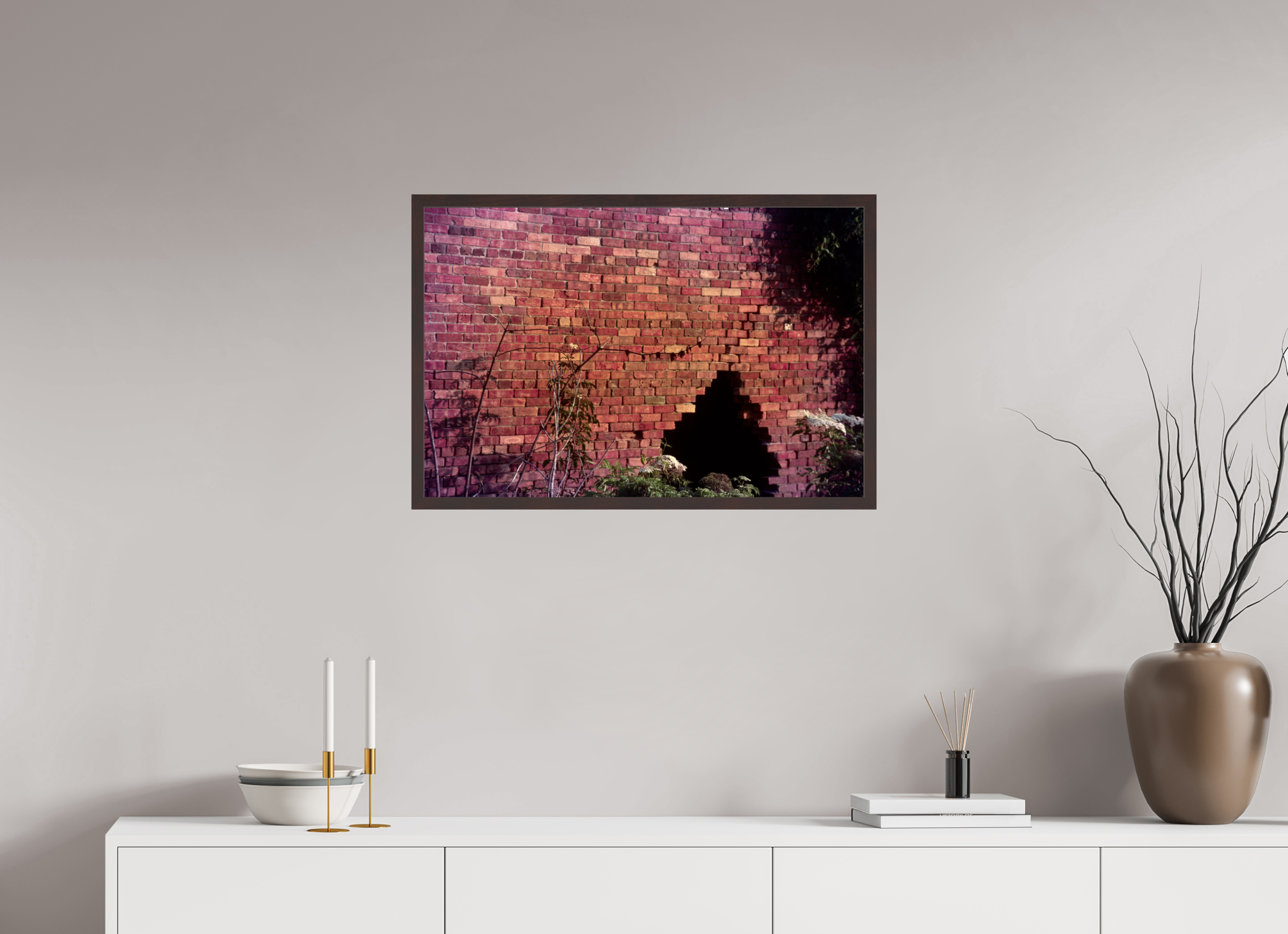 30 x 20″, ArtBox On Aluminum Dibond A Hole In the Wall