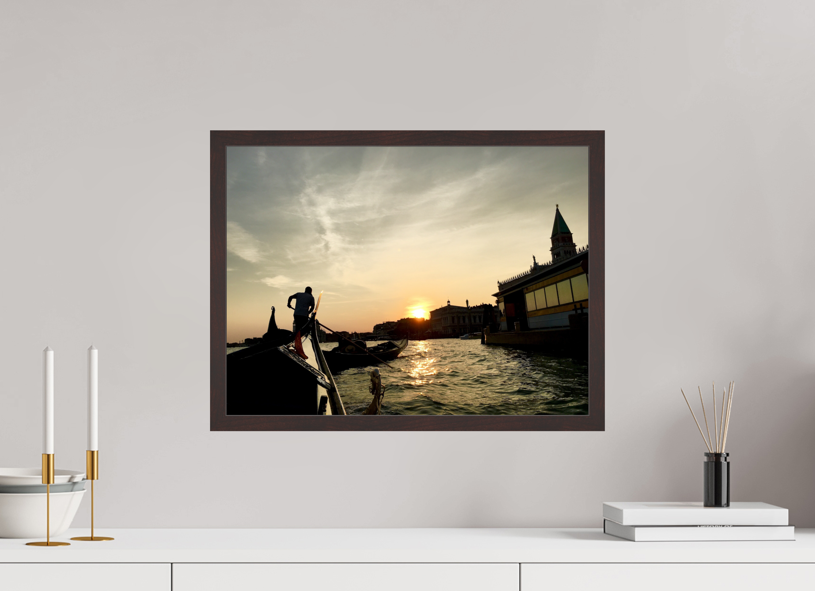 20 x 15″, ArtBox On Aluminum Dibond Gondolier