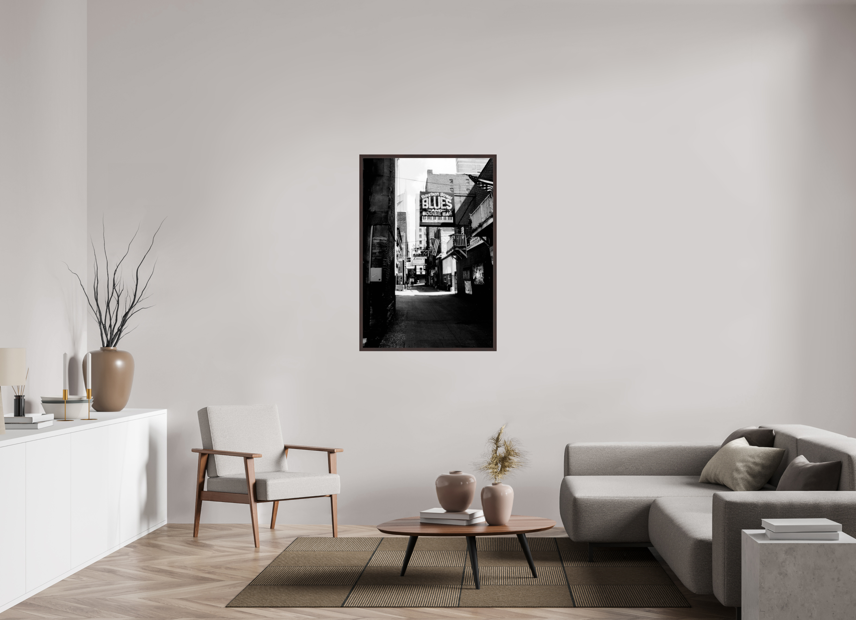 32 x 46.4″, ArtBox On Aluminum Dibond Printer's Alley, View 2