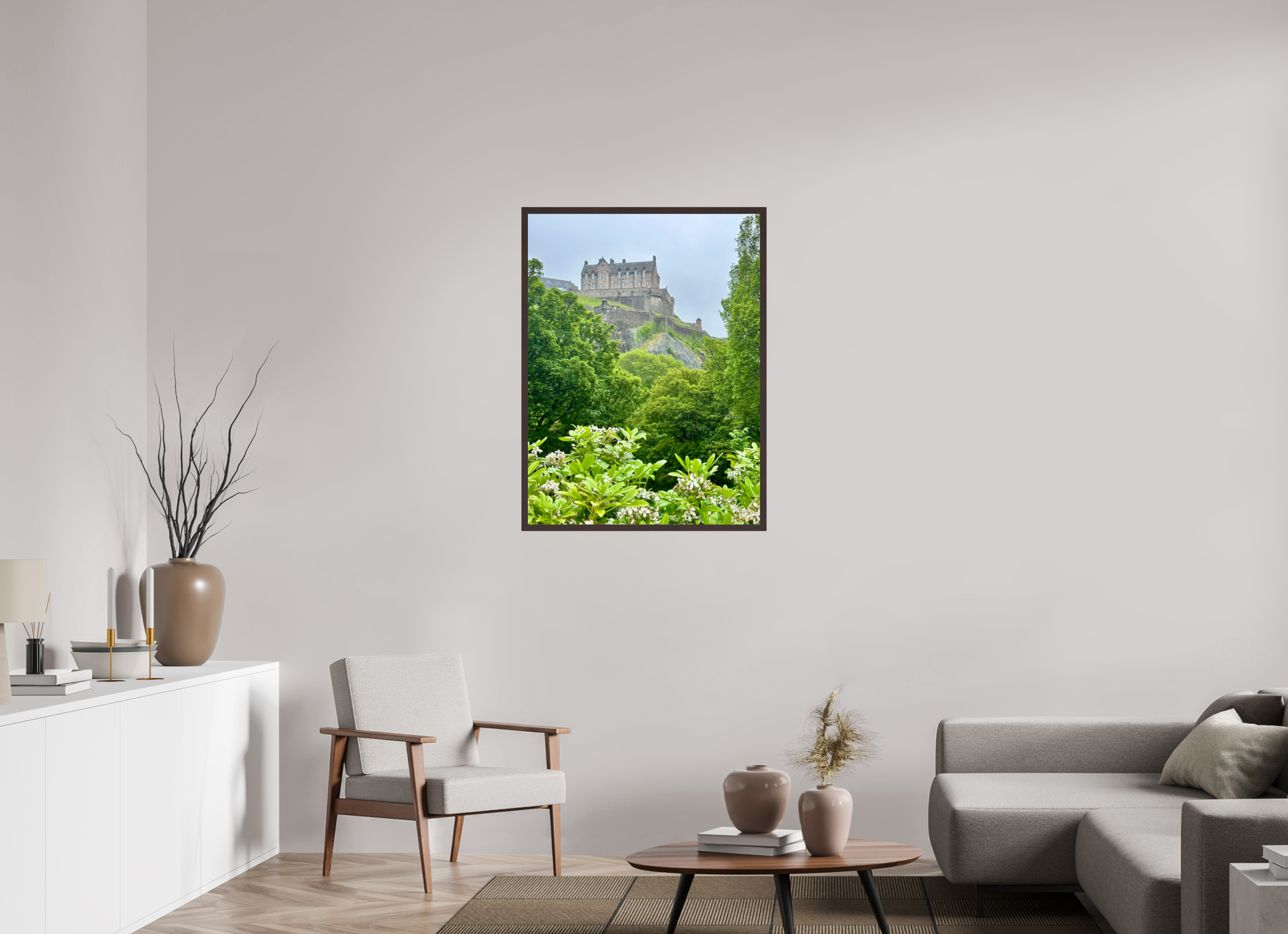 30 x 40″, ArtBox On Aluminum Dibond Edinburgh Castle