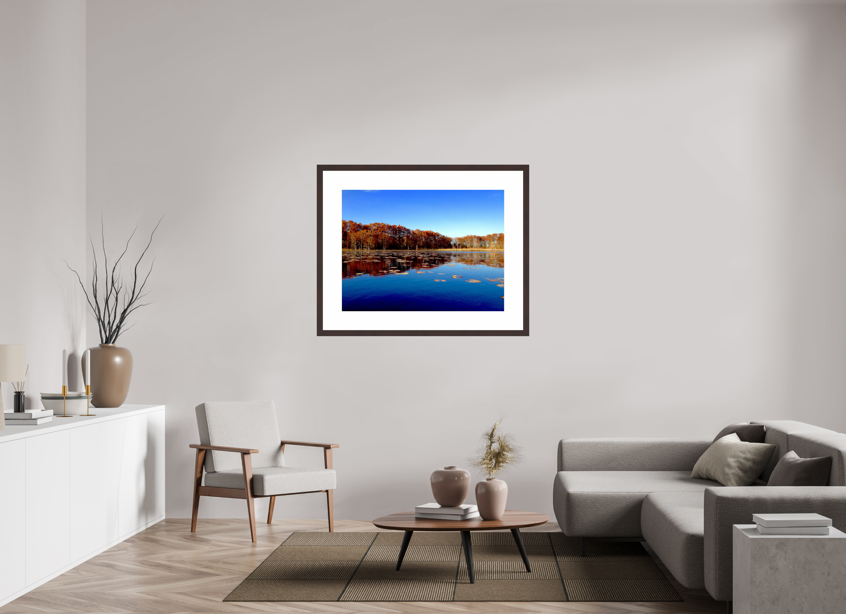 40 x 30″, Framed, Alder Brown, Color Print Black Bayou