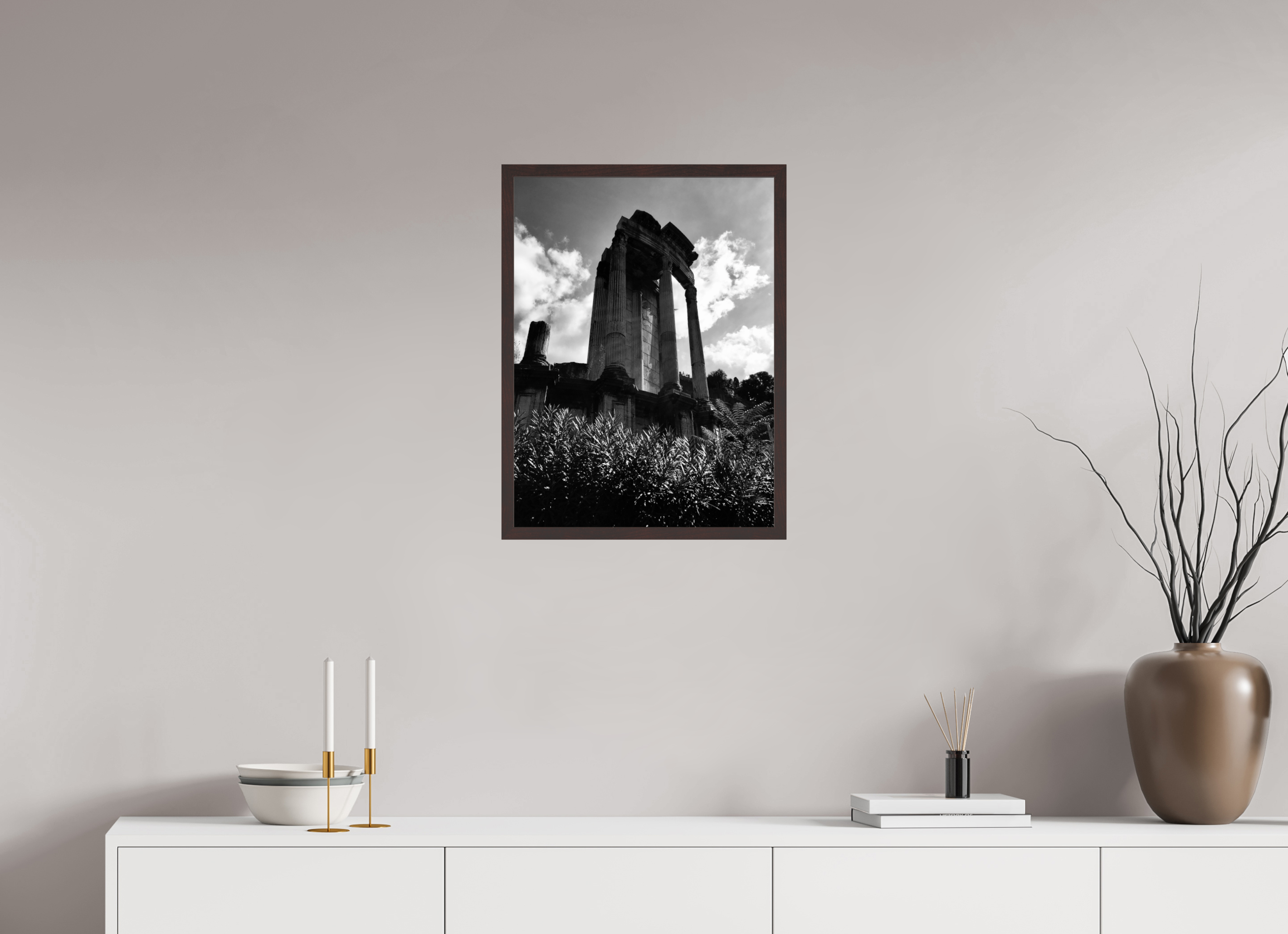 18 x 24″, ArtBox On Aluminum Dibond Forum Ruins