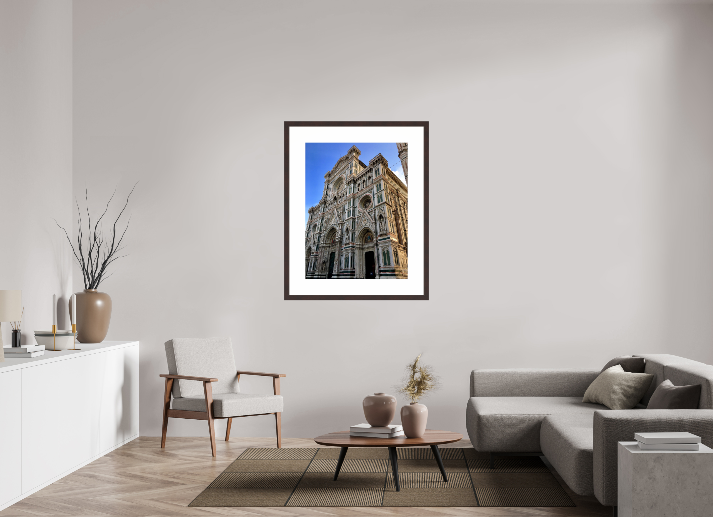 30 x 40″, Framed, Alder Brown, Color Print Florence Cathedral