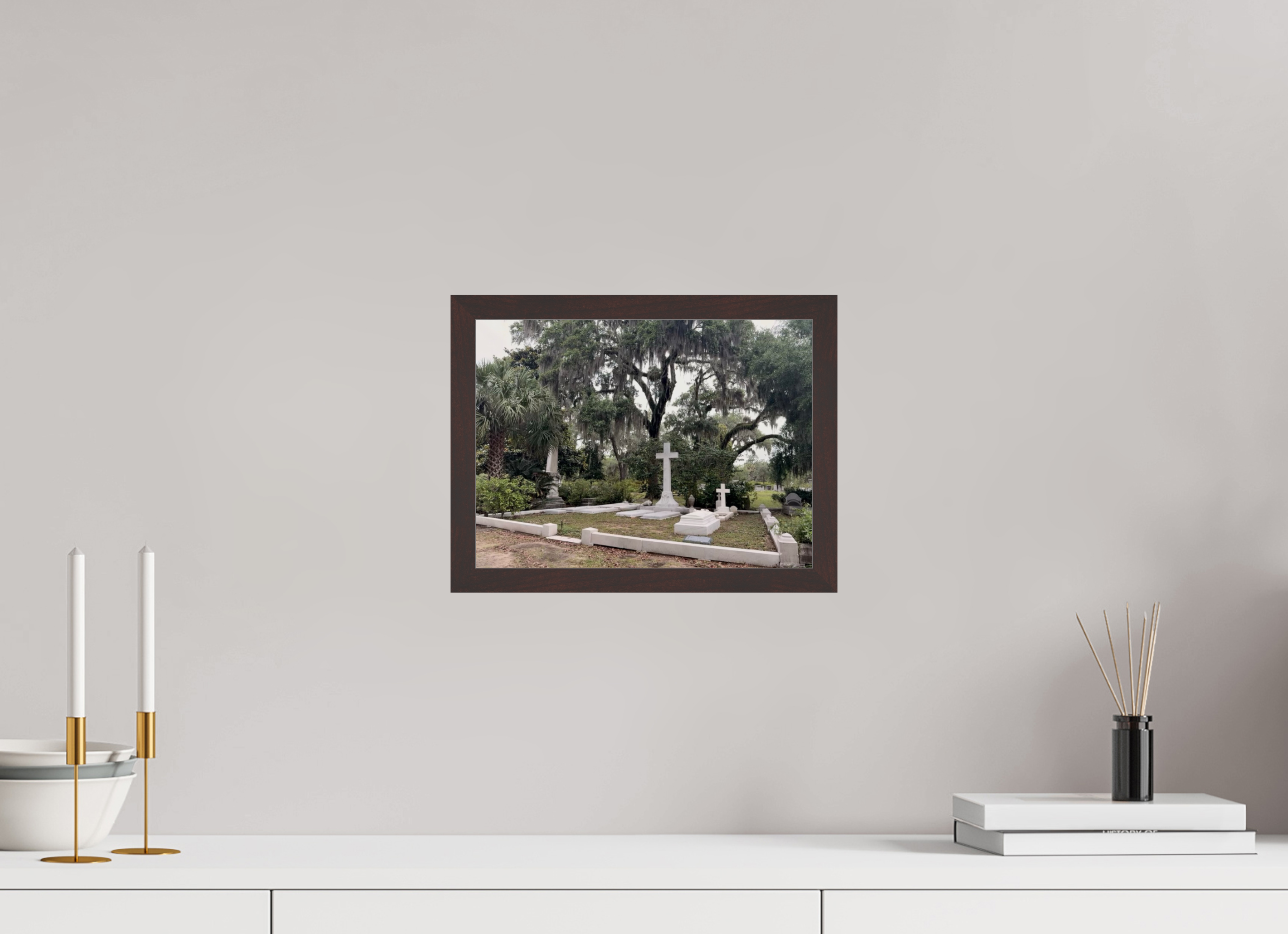 12 x 9″, ArtBox On Aluminum Dibond Bonaventure Cemetery