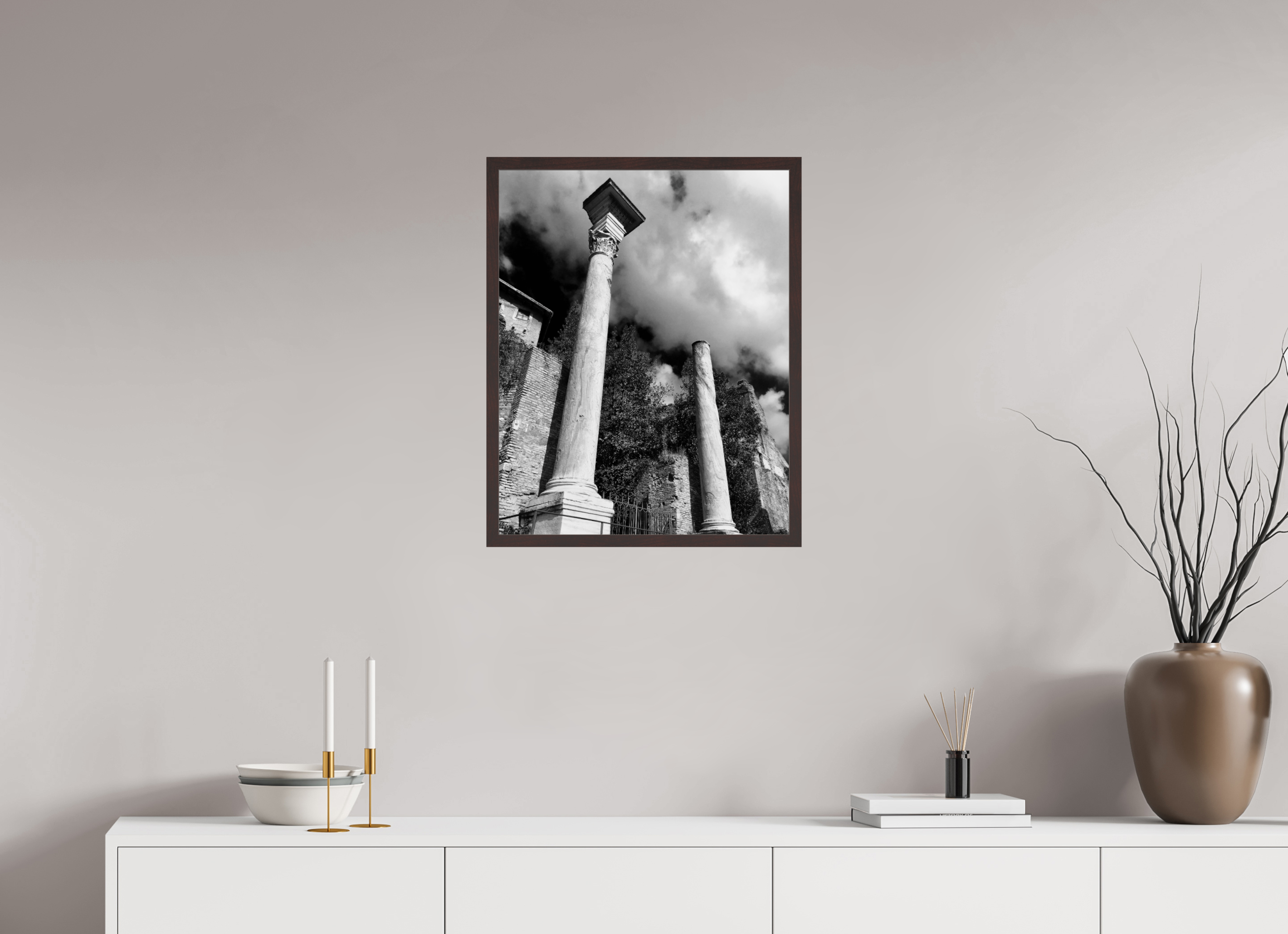 20 x 25″, ArtBox On Aluminum Dibond Forum Ruins