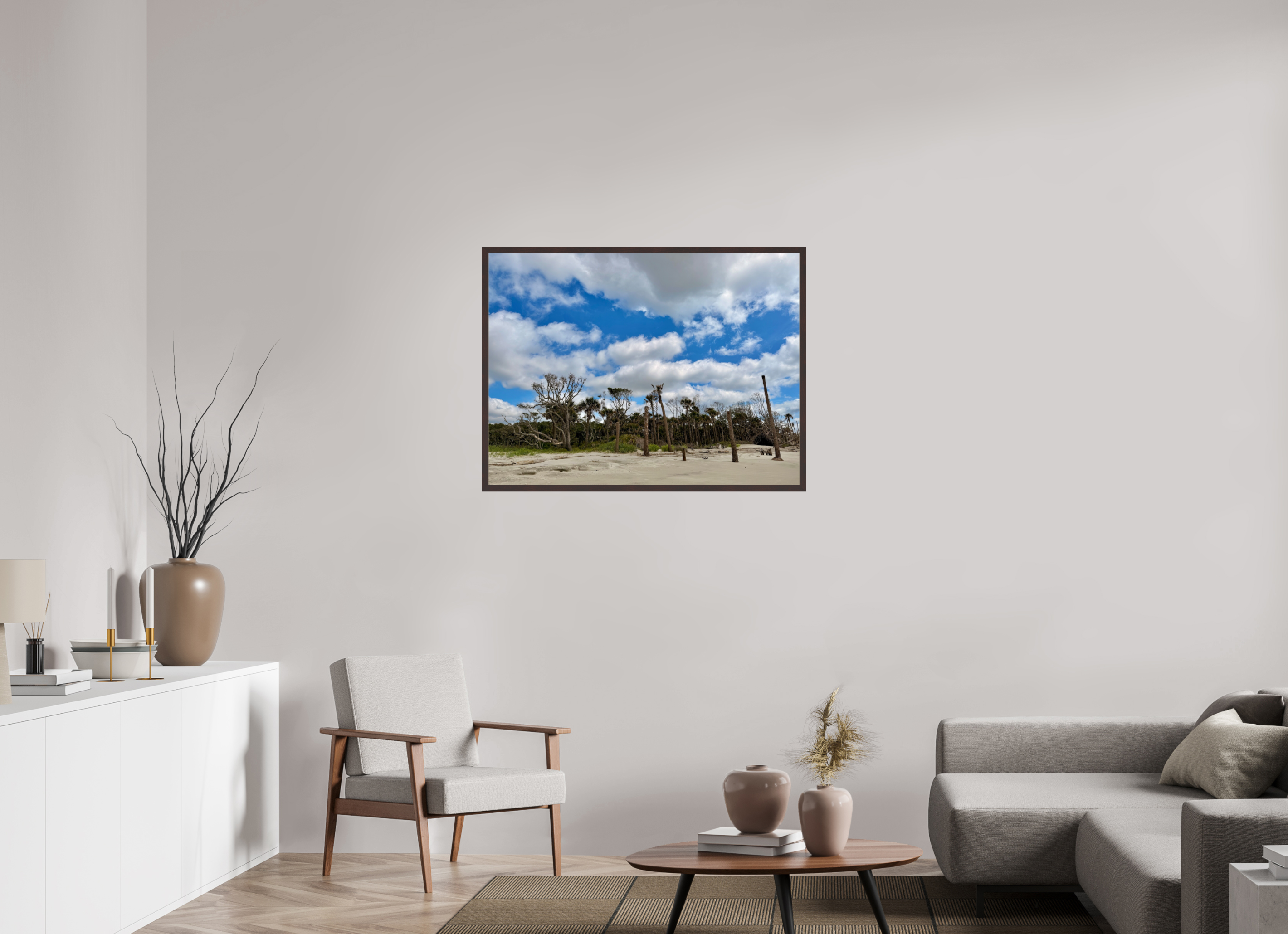 40 x 30″, ArtBox On Aluminum Dibond Trees at Capers Island