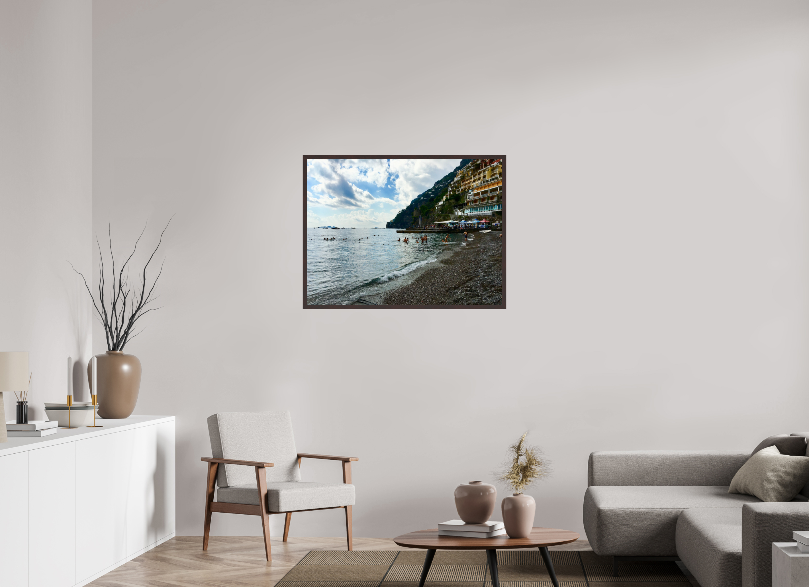 40 x 30″, ArtBox On Aluminum Dibond Positano