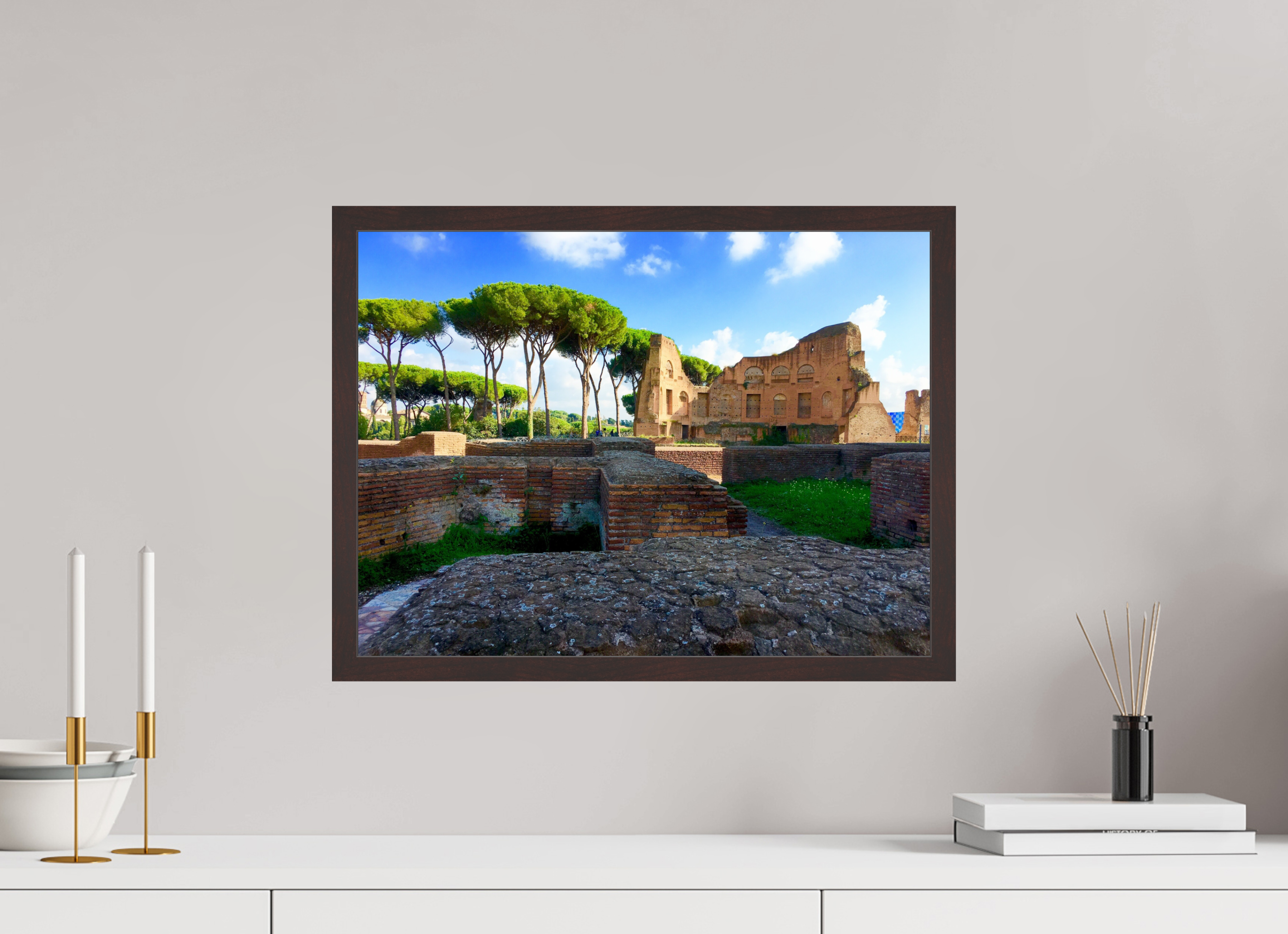20 x 15″, ArtBox On Aluminum Dibond Forum Ruins