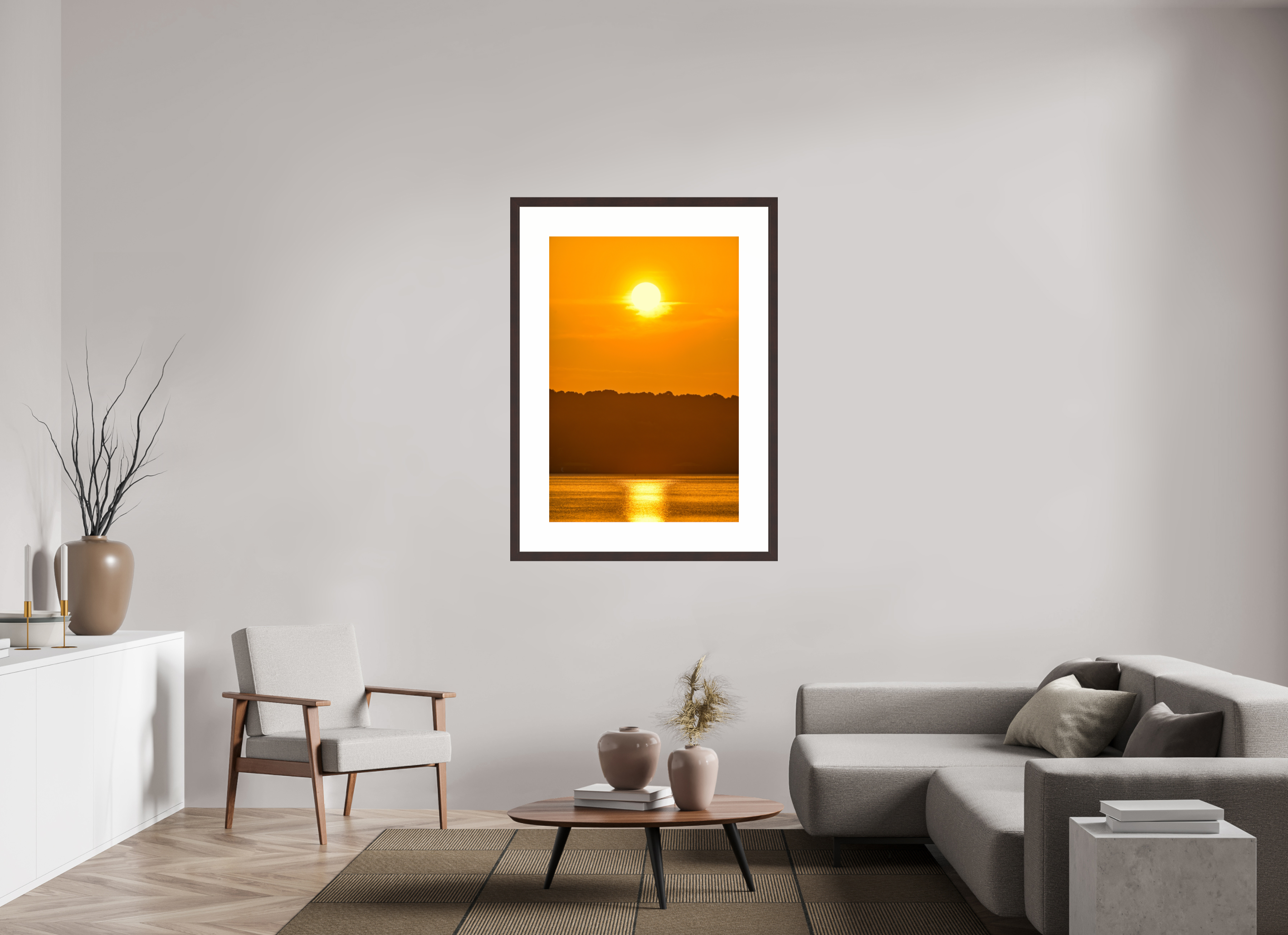 30 x 45″, Framed, Alder Brown, Color Print D'Arbonne Lake