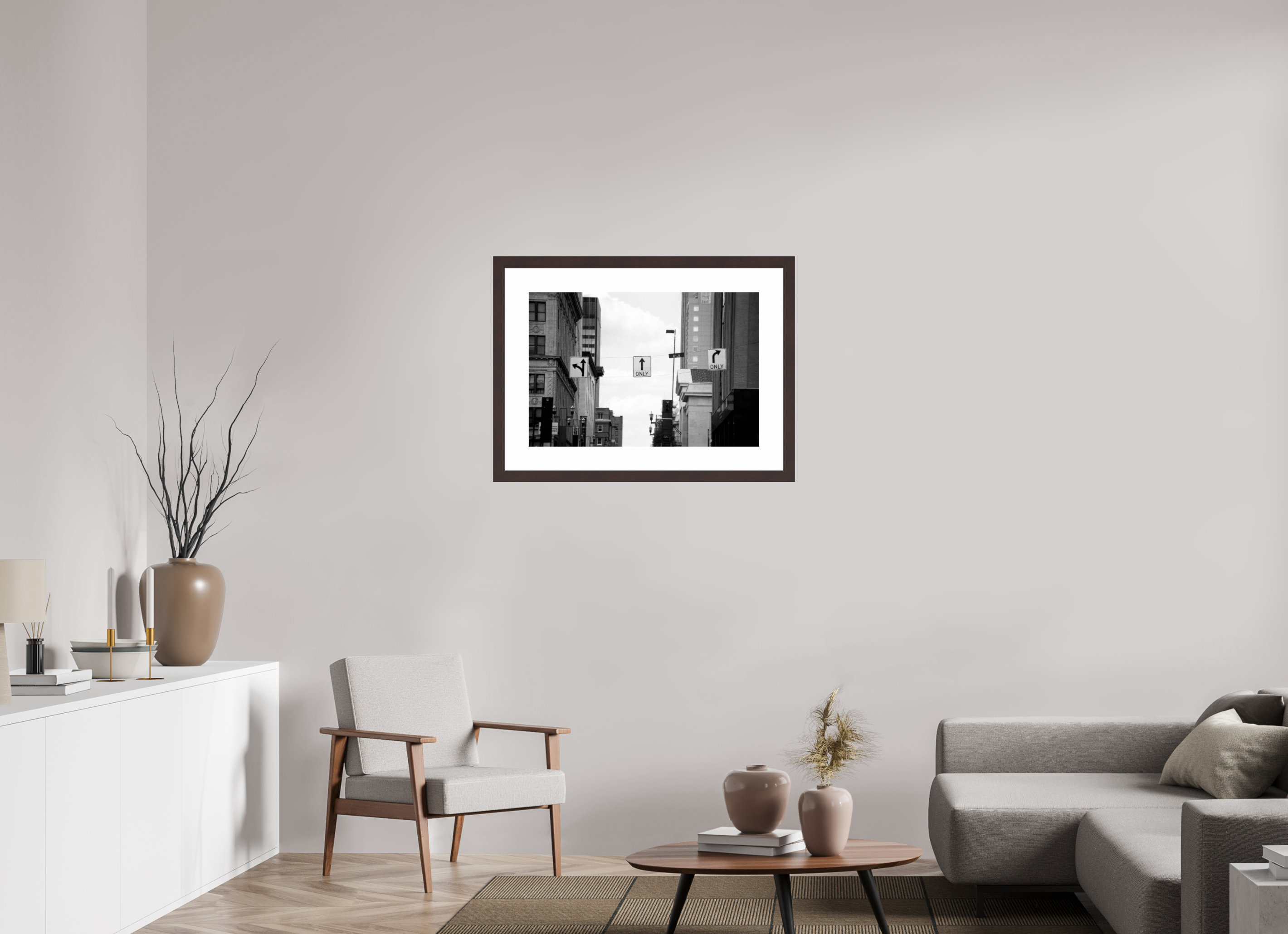 29.6 x 20″, Framed, Alder Brown, B&W Print Only