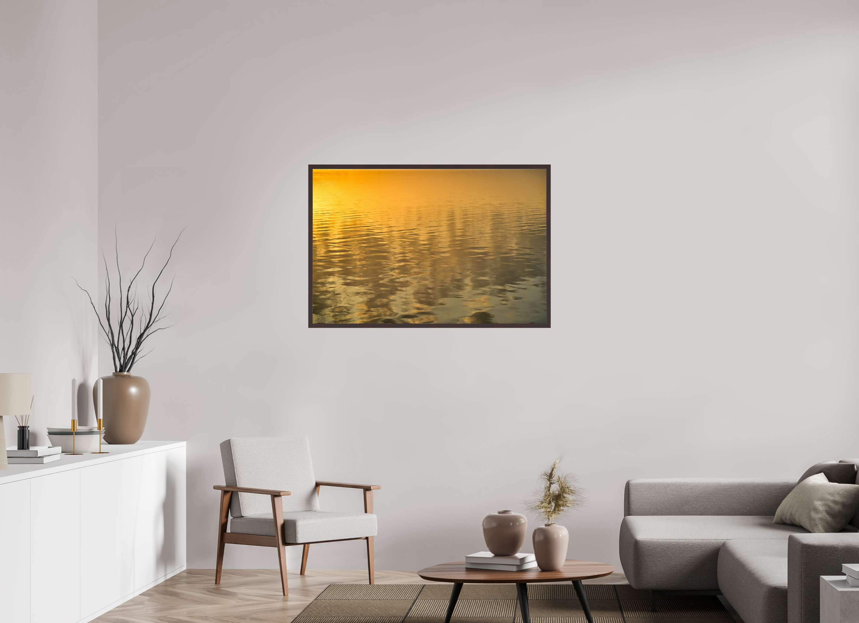 45 x 30″, ArtBox On Aluminum Dibond Sunrise Reflection