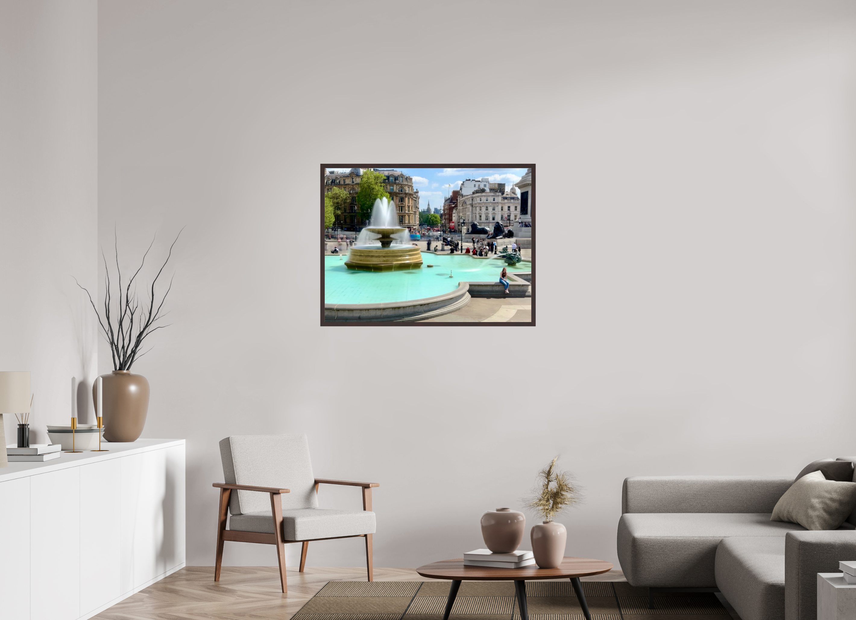 40 x 30″, ArtBox On Aluminum Dibond Trafalgar Square, View 2
