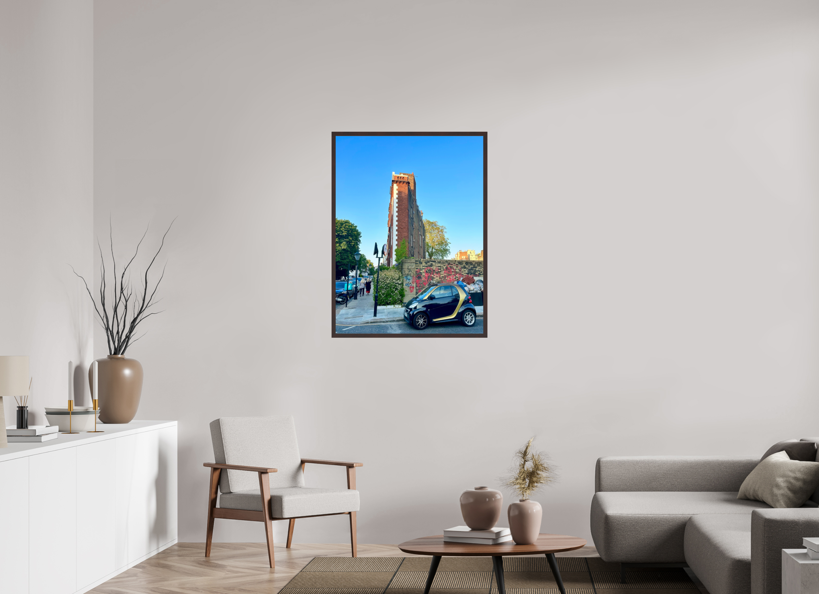 30 x 40″, ArtBox On Aluminum Dibond A Corner In Chelsea