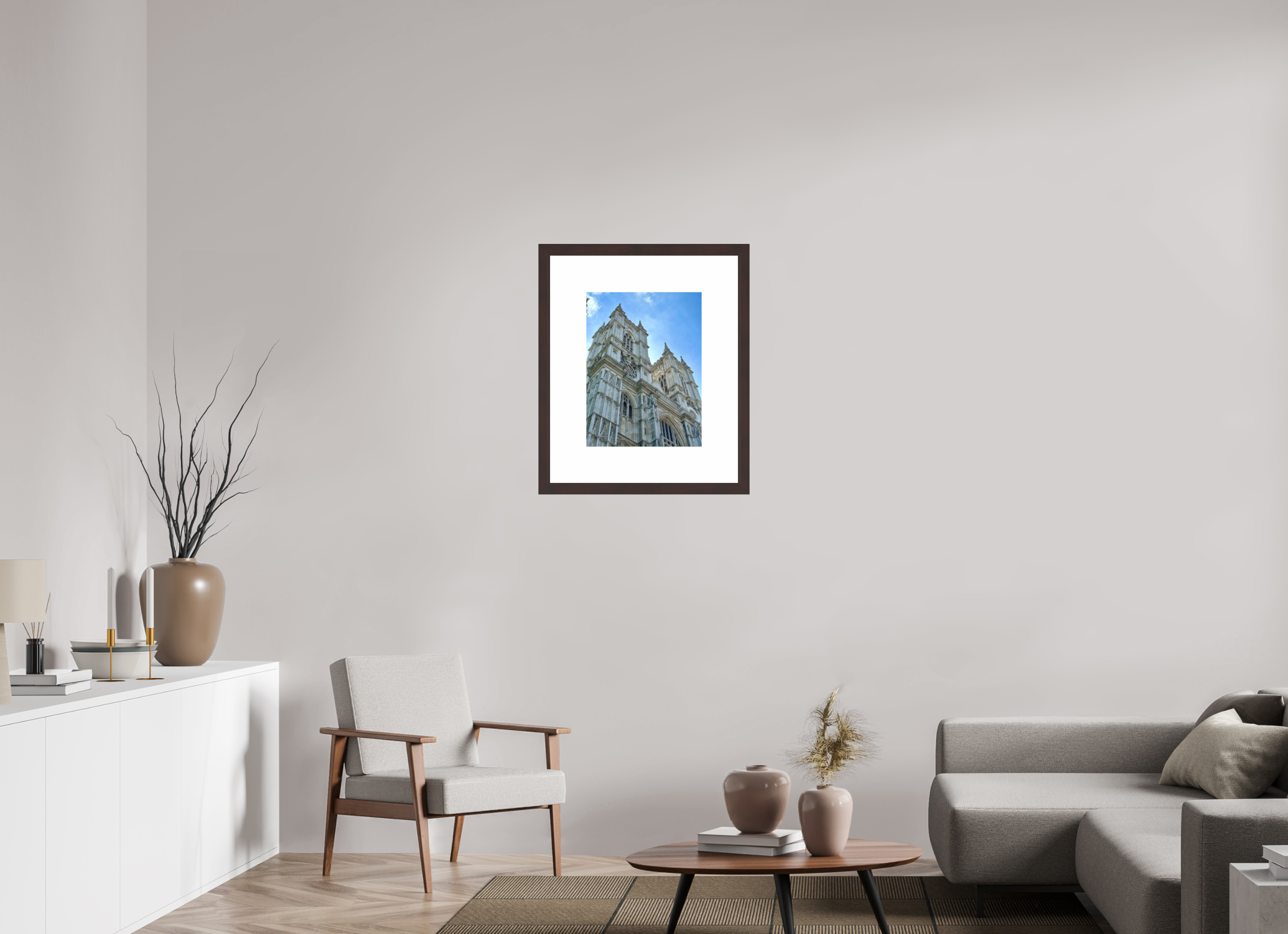 15 x 20″, Framed, Alder Brown, Color Print Westminster Abbey