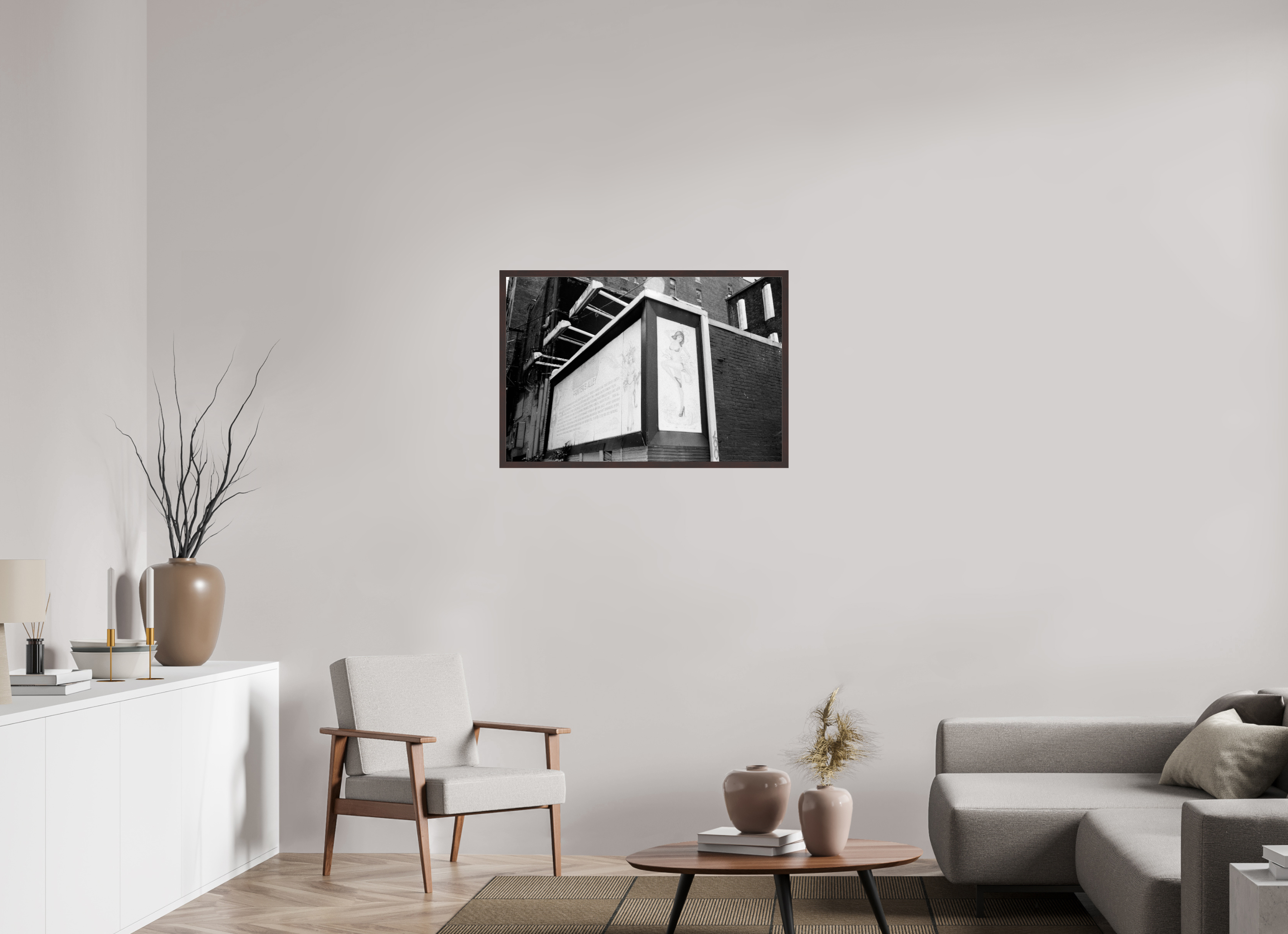 35.6 x 24″, ArtBox On Aluminum Dibond Printer's Alley