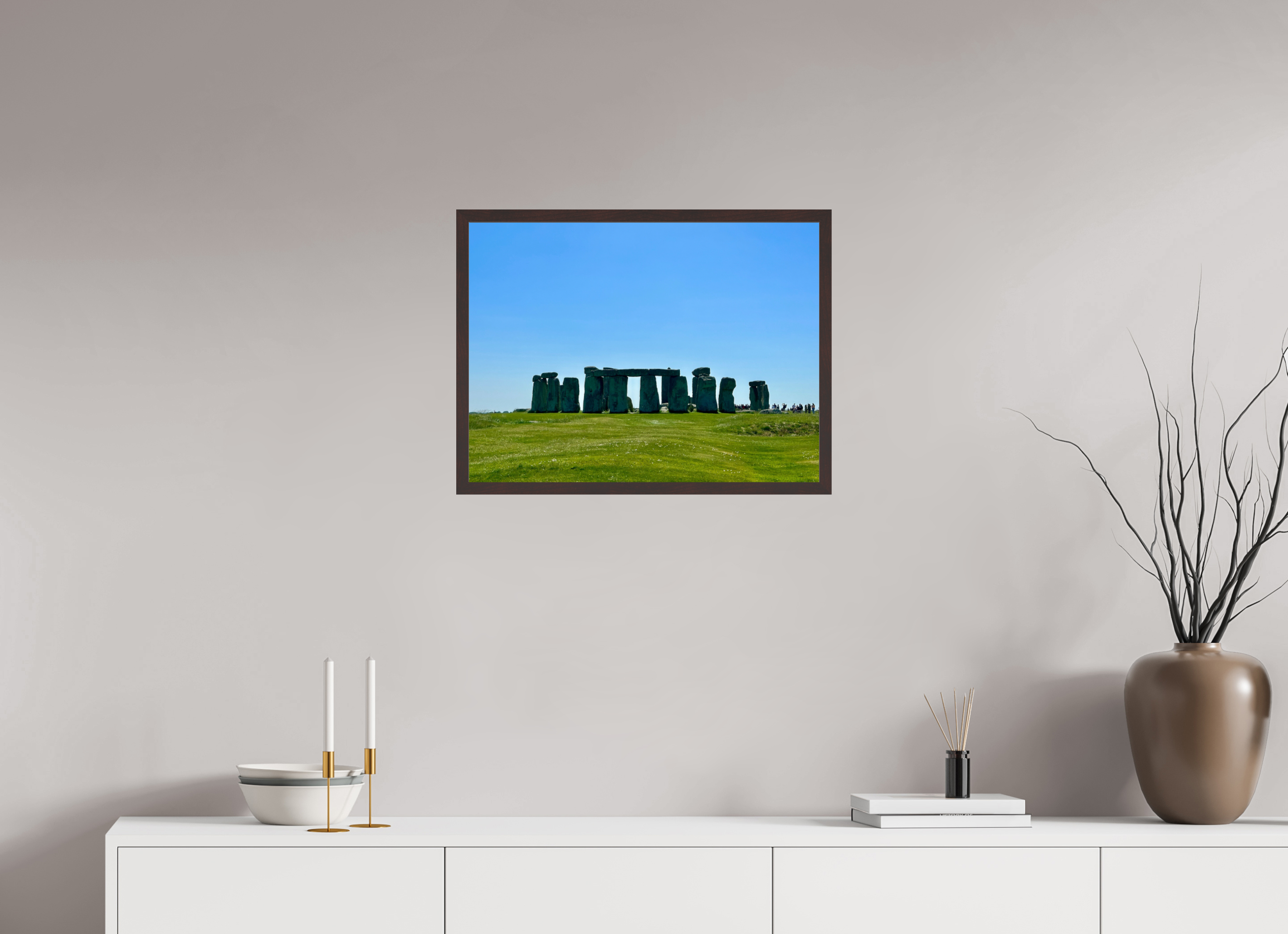 24 x 18″, ArtBox On Aluminum Dibond Stonehenge (Color, Variation 1)