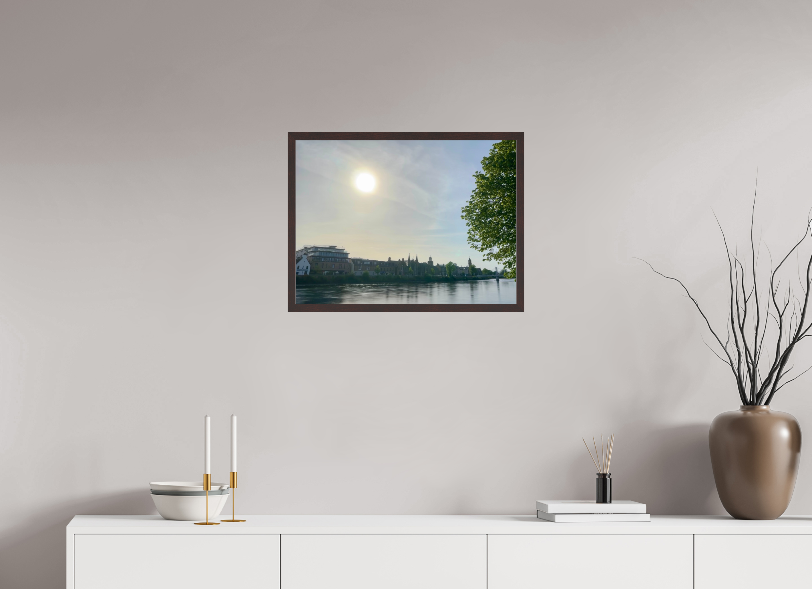 24 x 18″, ArtBox On Aluminum Dibond The River Ness
