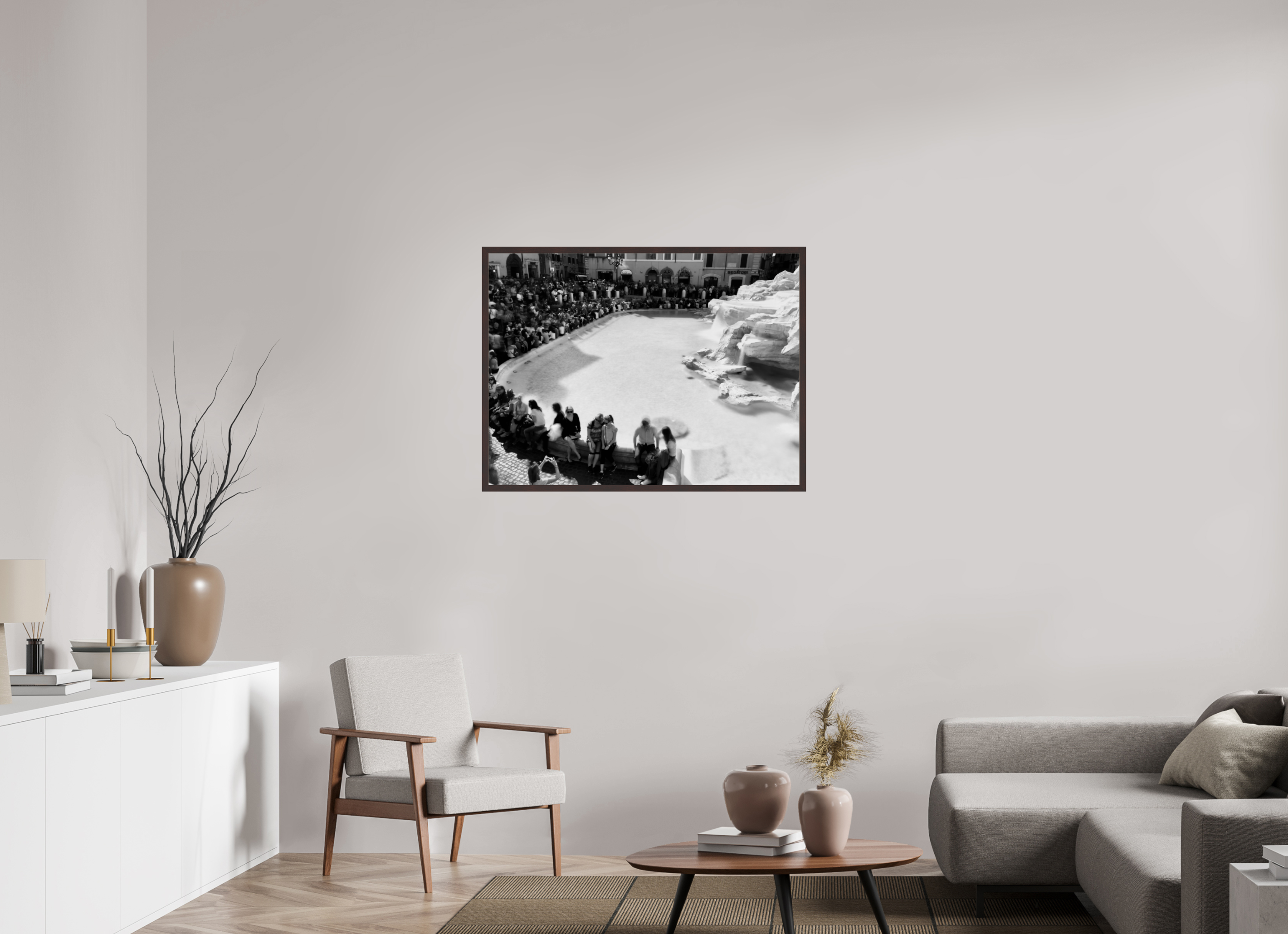 40 x 30″, ArtBox On Aluminum Dibond Trevi Fountain