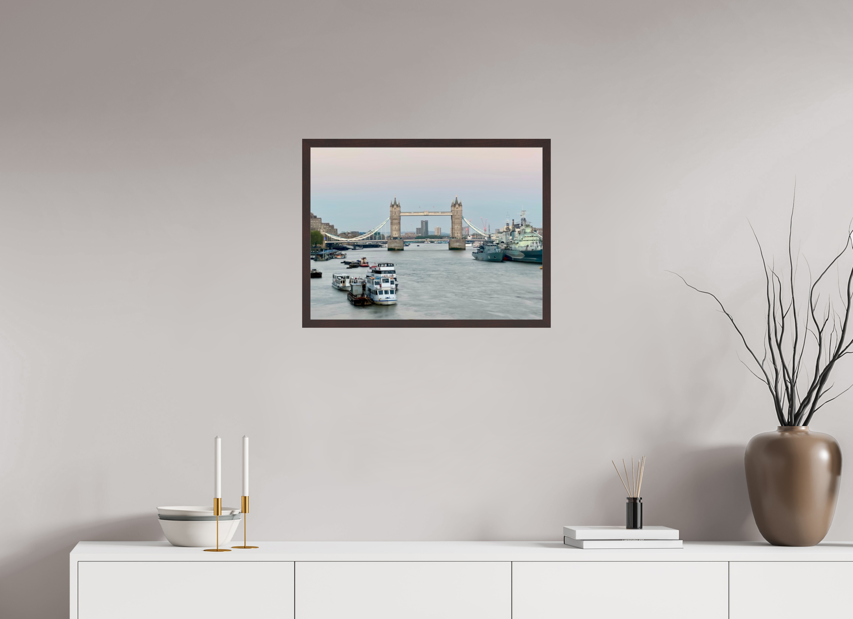 24 x 18″, ArtBox On Aluminum Dibond Tower Bridge