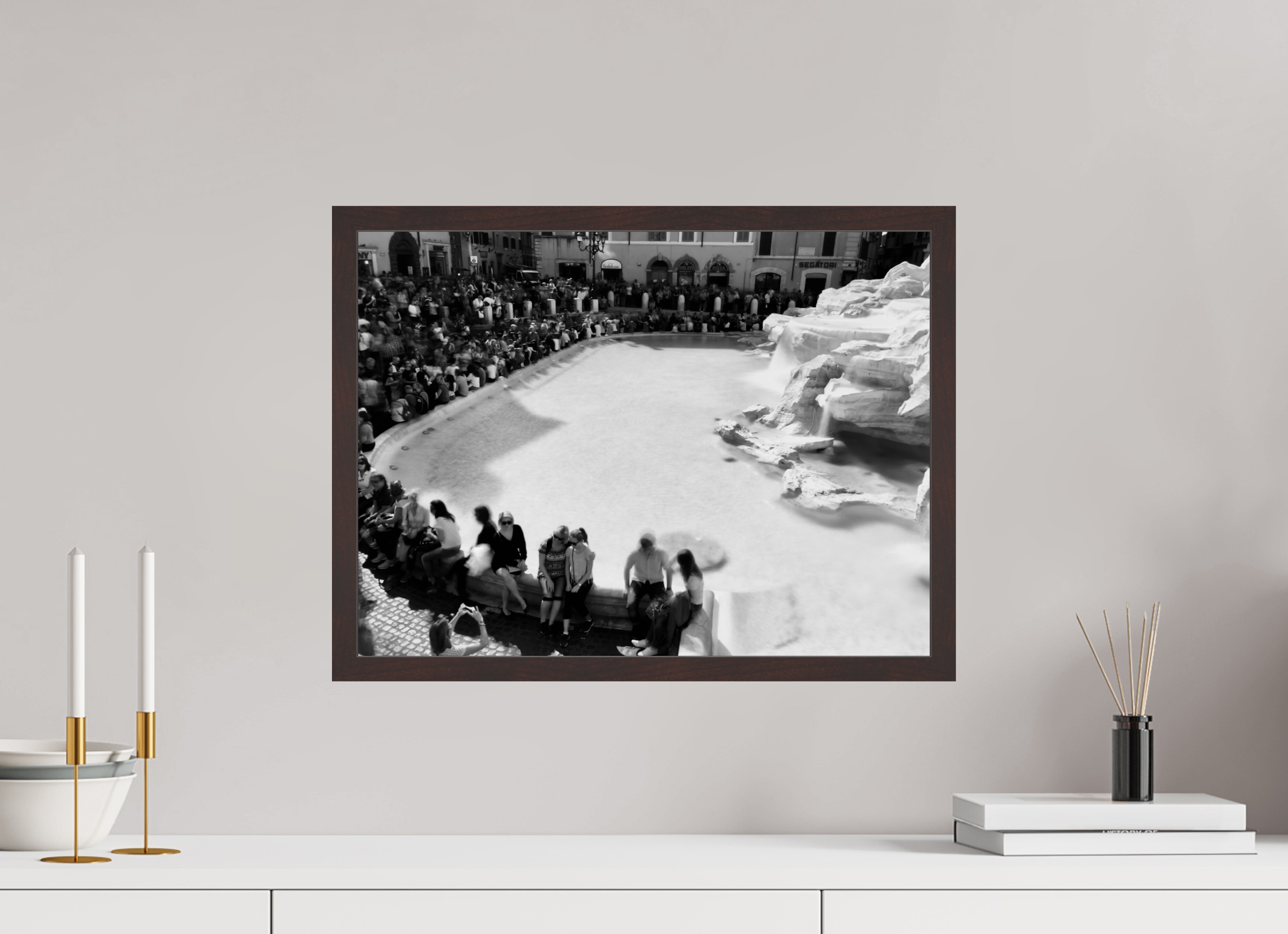 20 x 15″, ArtBox On Aluminum Dibond Trevi Fountain