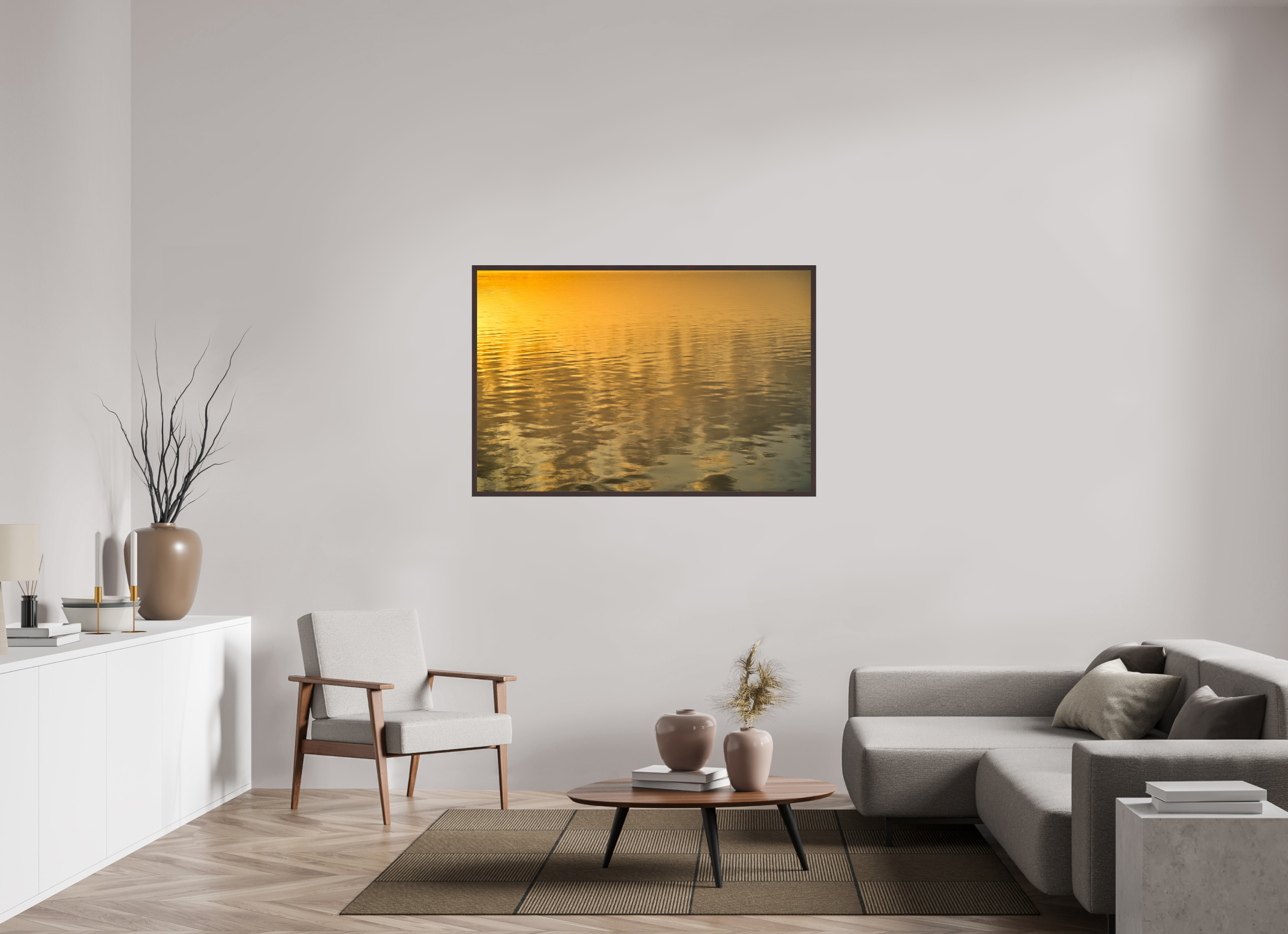 54 x 36″, ArtBox On Aluminum Dibond Sunrise Reflection