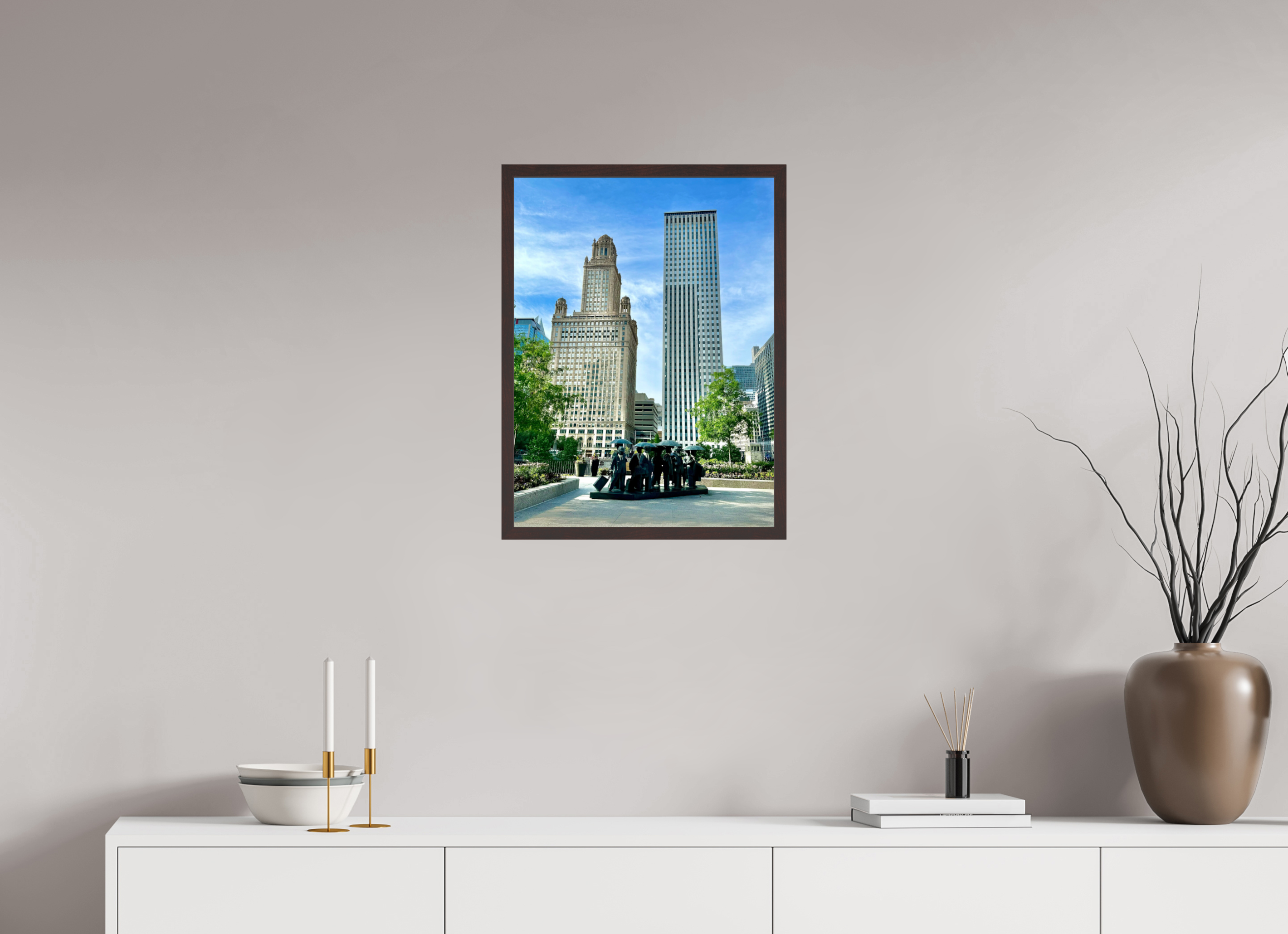 18 x 24″, ArtBox On Aluminum Dibond Sculpture, River North
