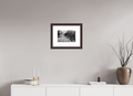 12 x 8″, Framed, Alder Brown, B&W Print On the Banks of the Tallulah