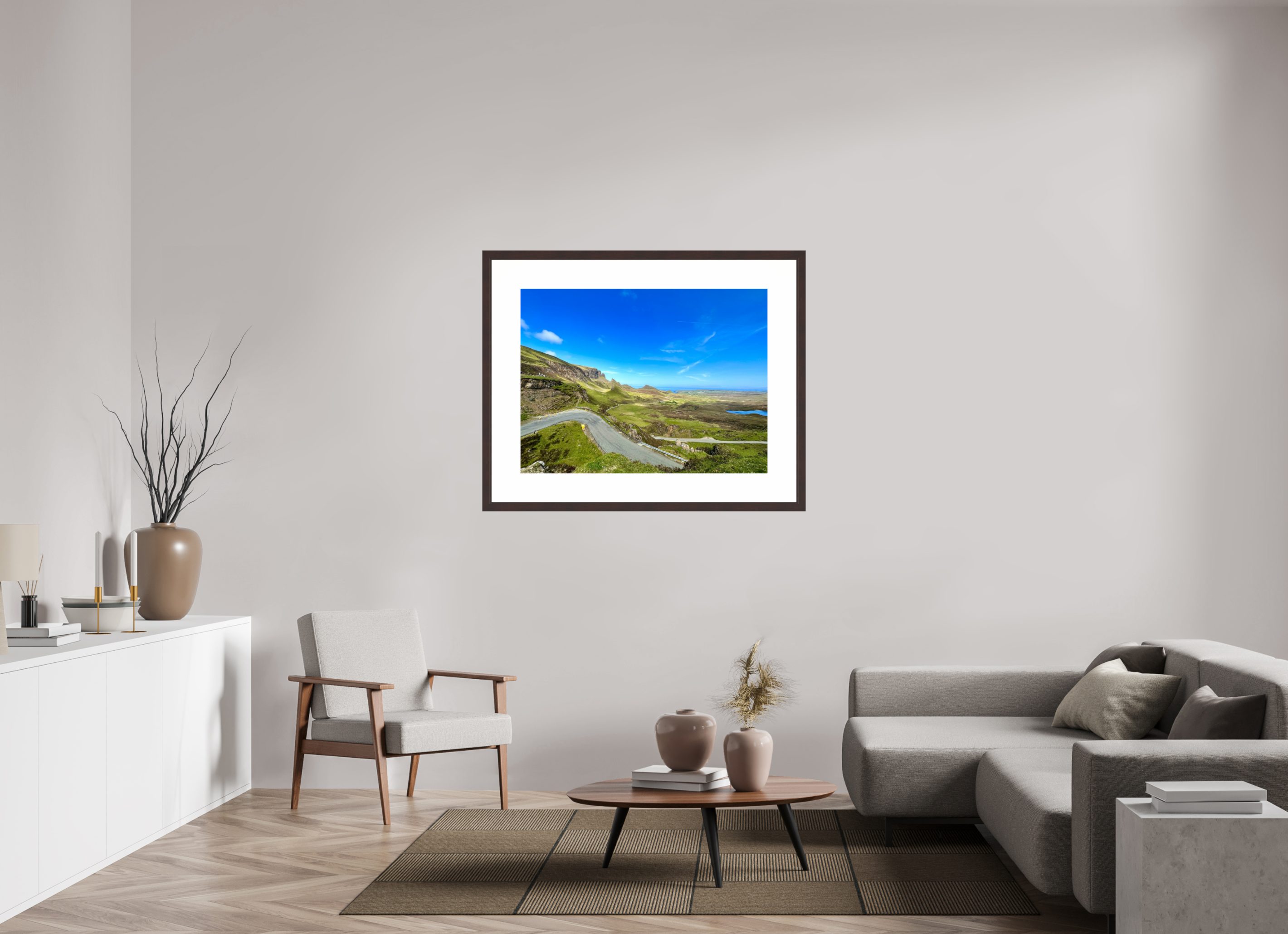 40 x 30″, Framed, Alder Brown, Color Print The Quiraing
