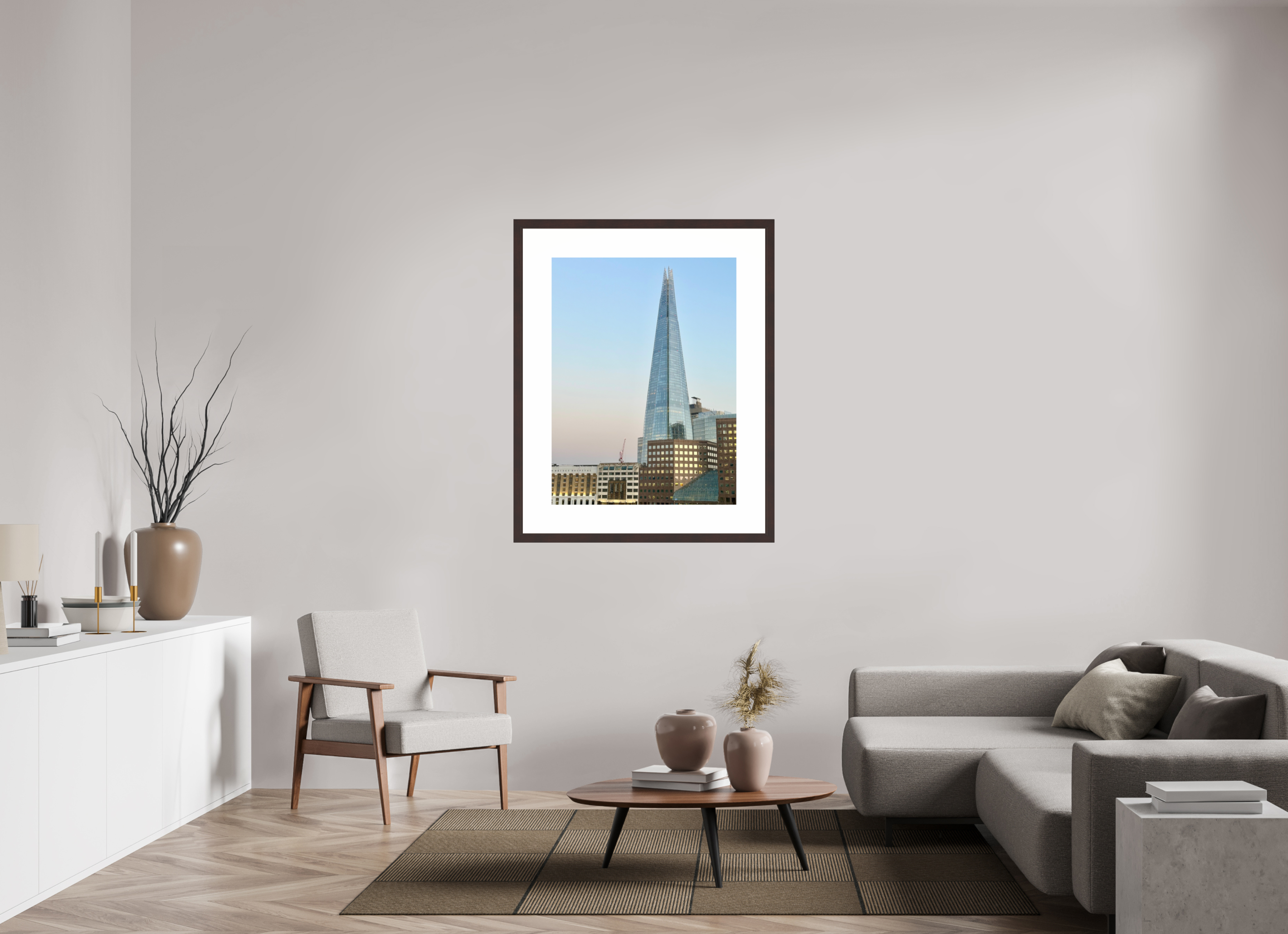 30 x 40″, Framed, Alder Brown, Color Print The Shard