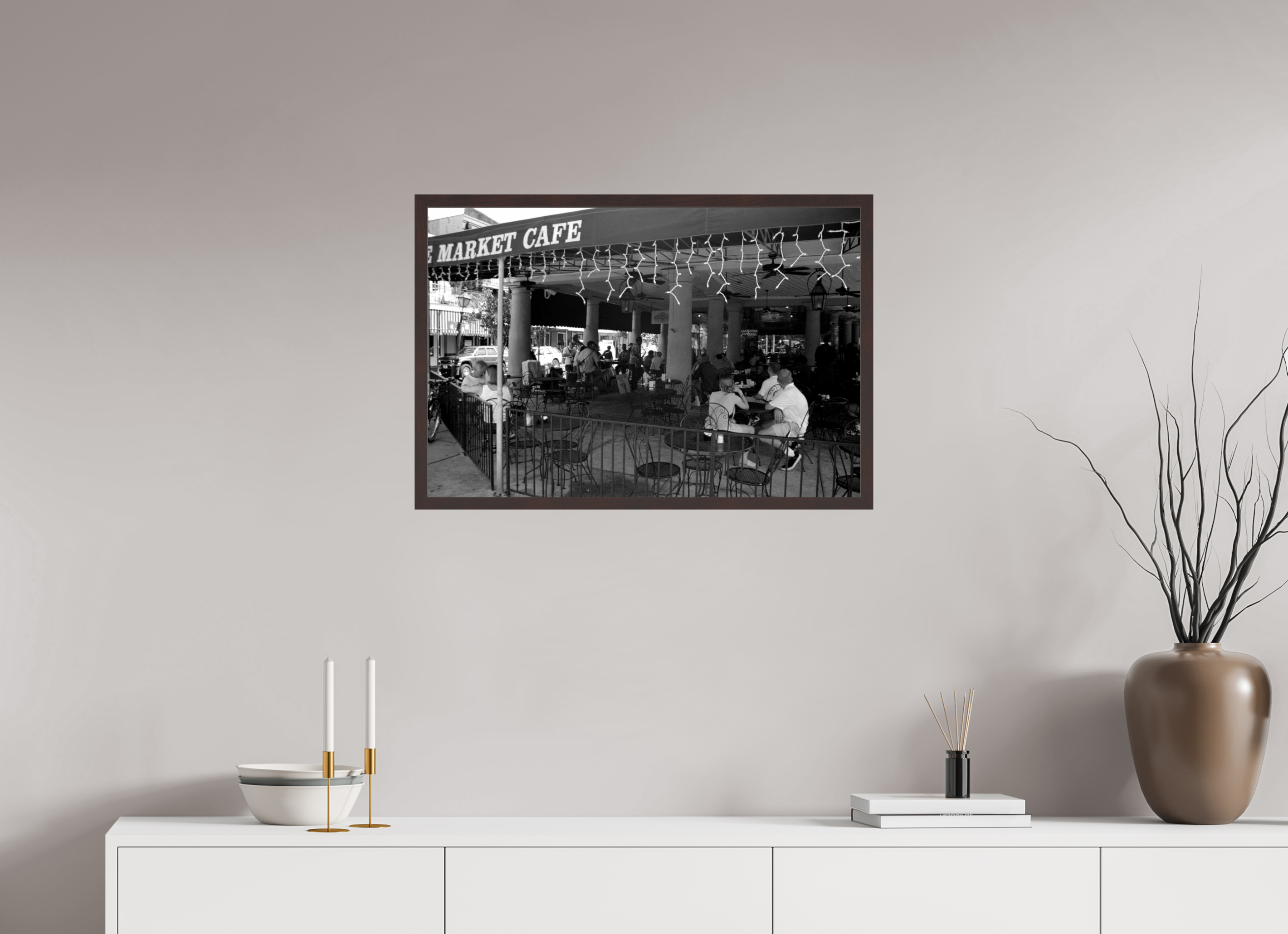29.6 x 20″, ArtBox On Aluminum Dibond Cafe du Monde