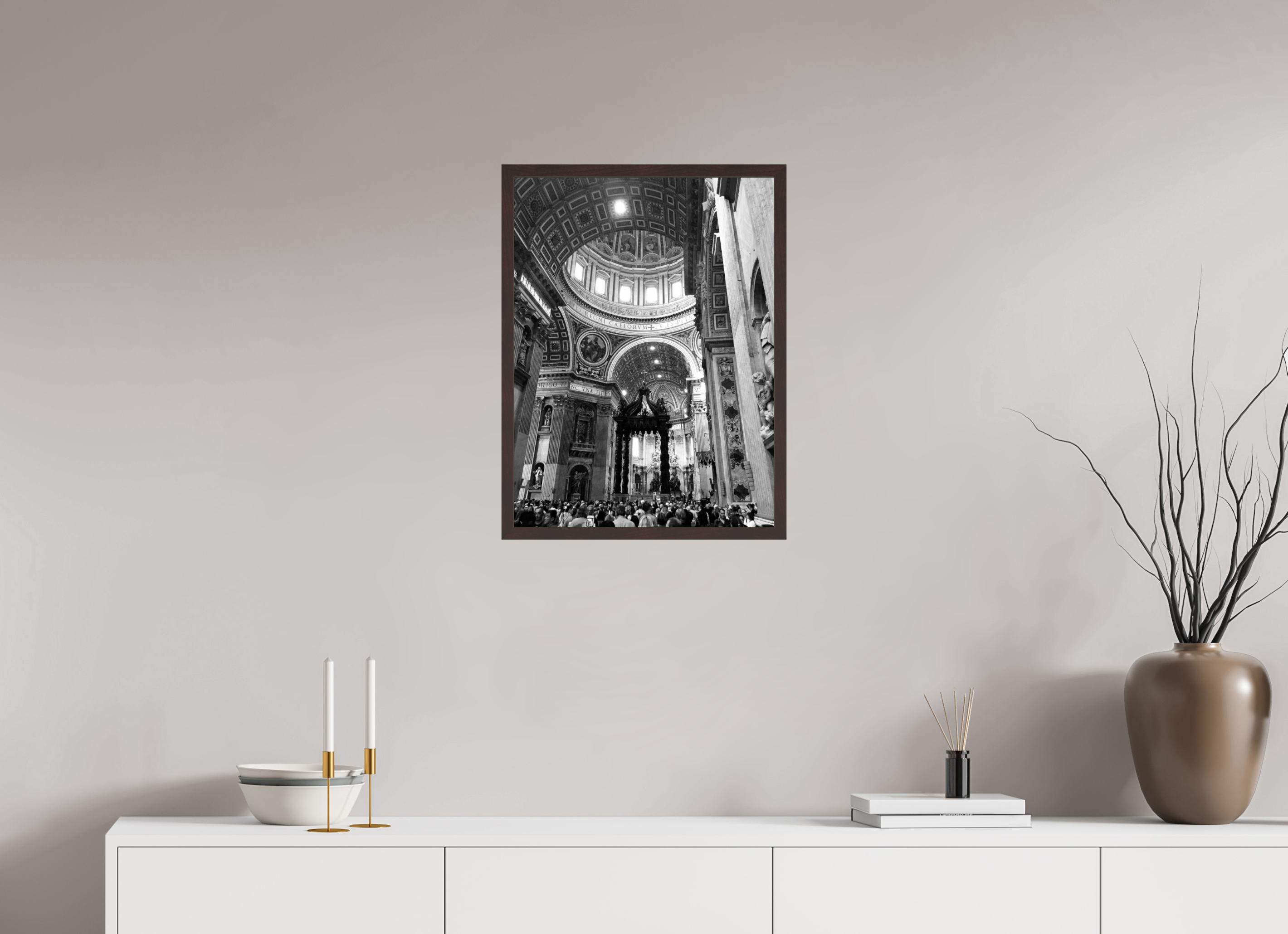 18 x 24″, ArtBox On Aluminum Dibond Inside St. Peter's