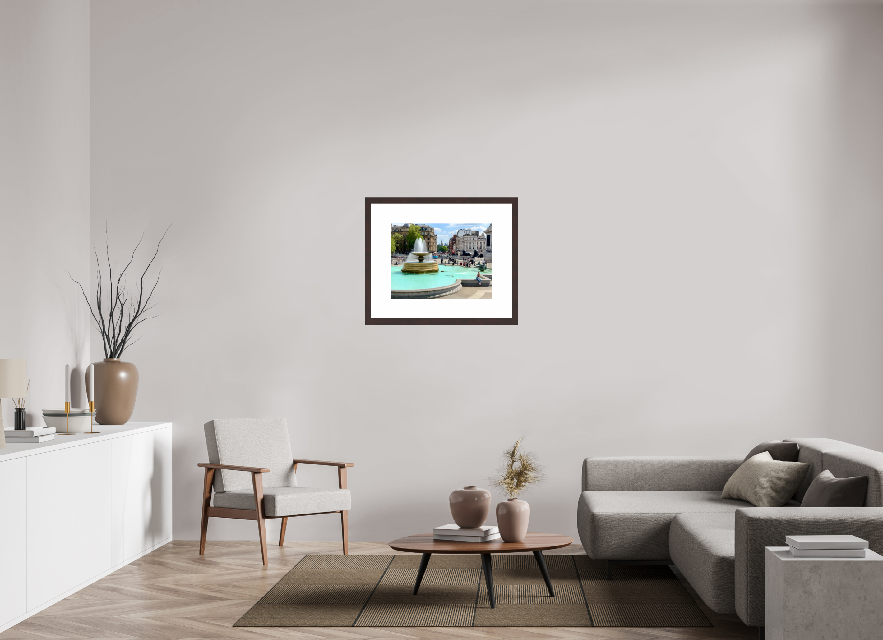24 x 18″, Framed, Alder Brown, Color Print Trafalgar Square