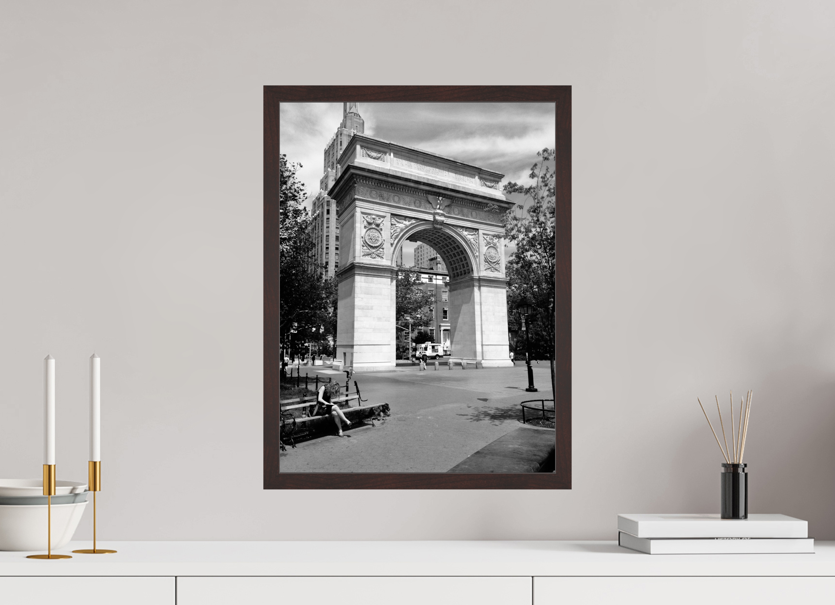 15 x 20″, ArtBox On Aluminum Dibond Washington Park Arch