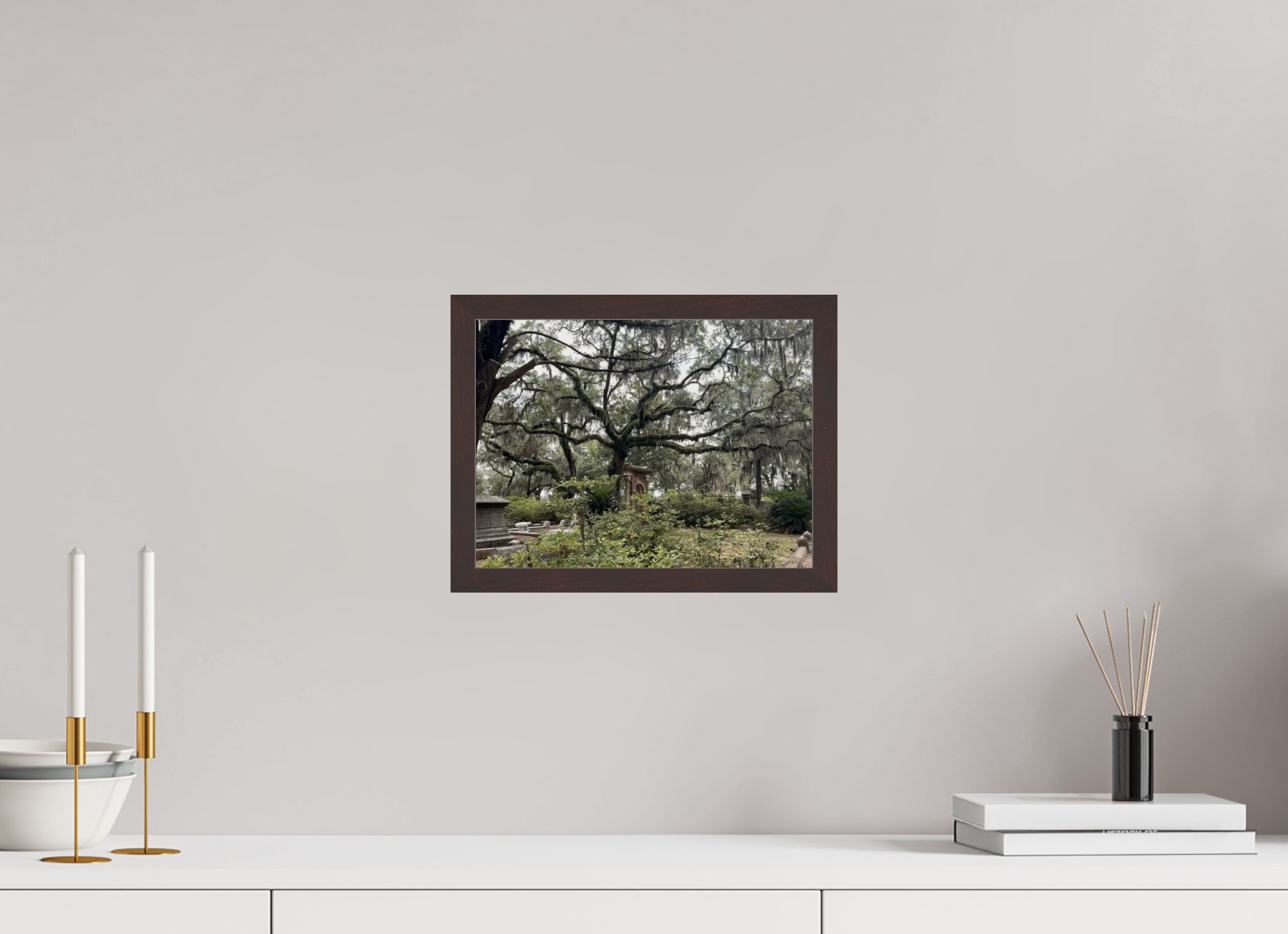 12 x 9″, ArtBox On Aluminum Dibond Bonaventure Cemetery