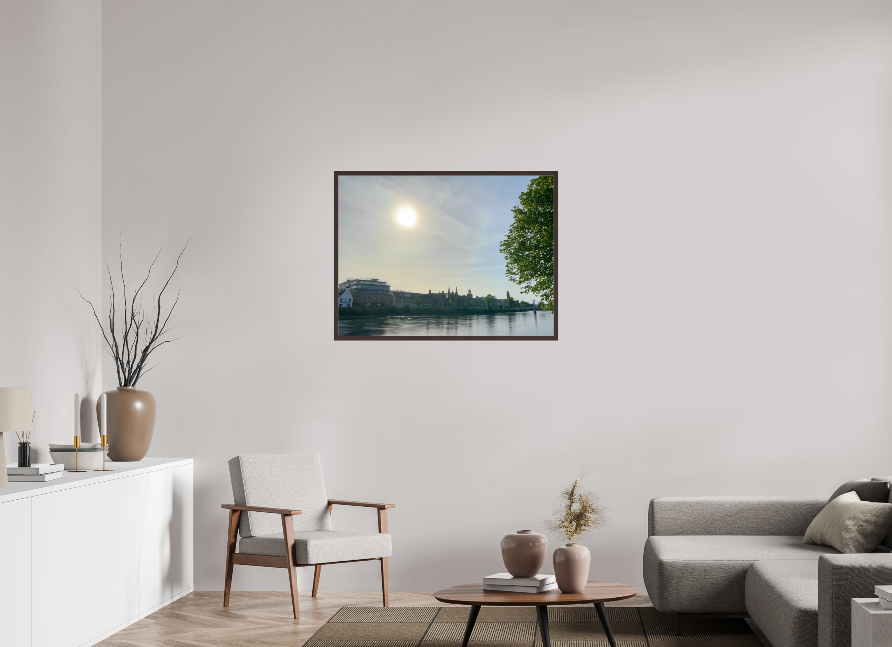 40 x 30″, ArtBox On Aluminum Dibond The River Ness