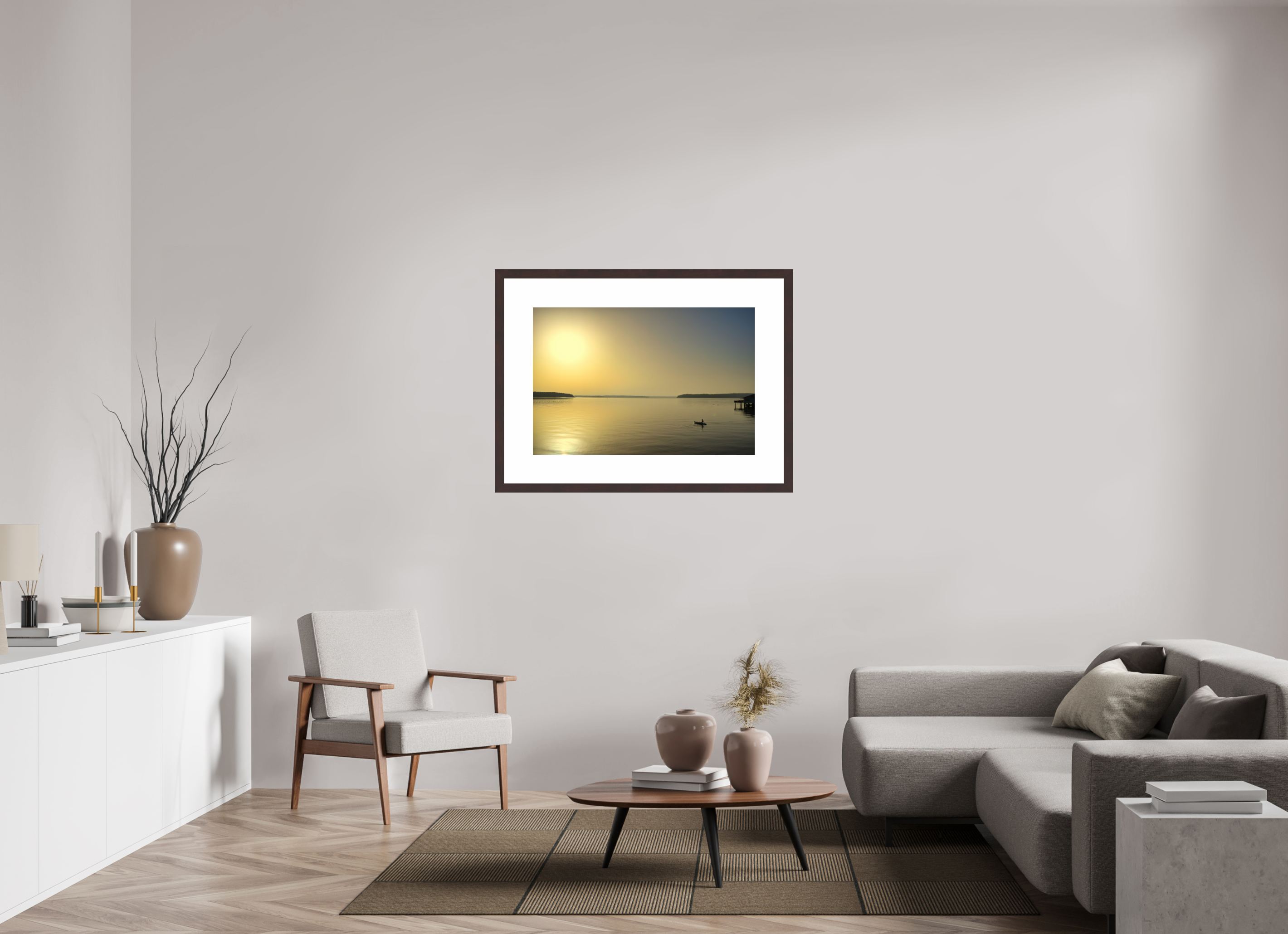 36 x 24″, Framed, Alder Brown, Color Print Paddleboarder