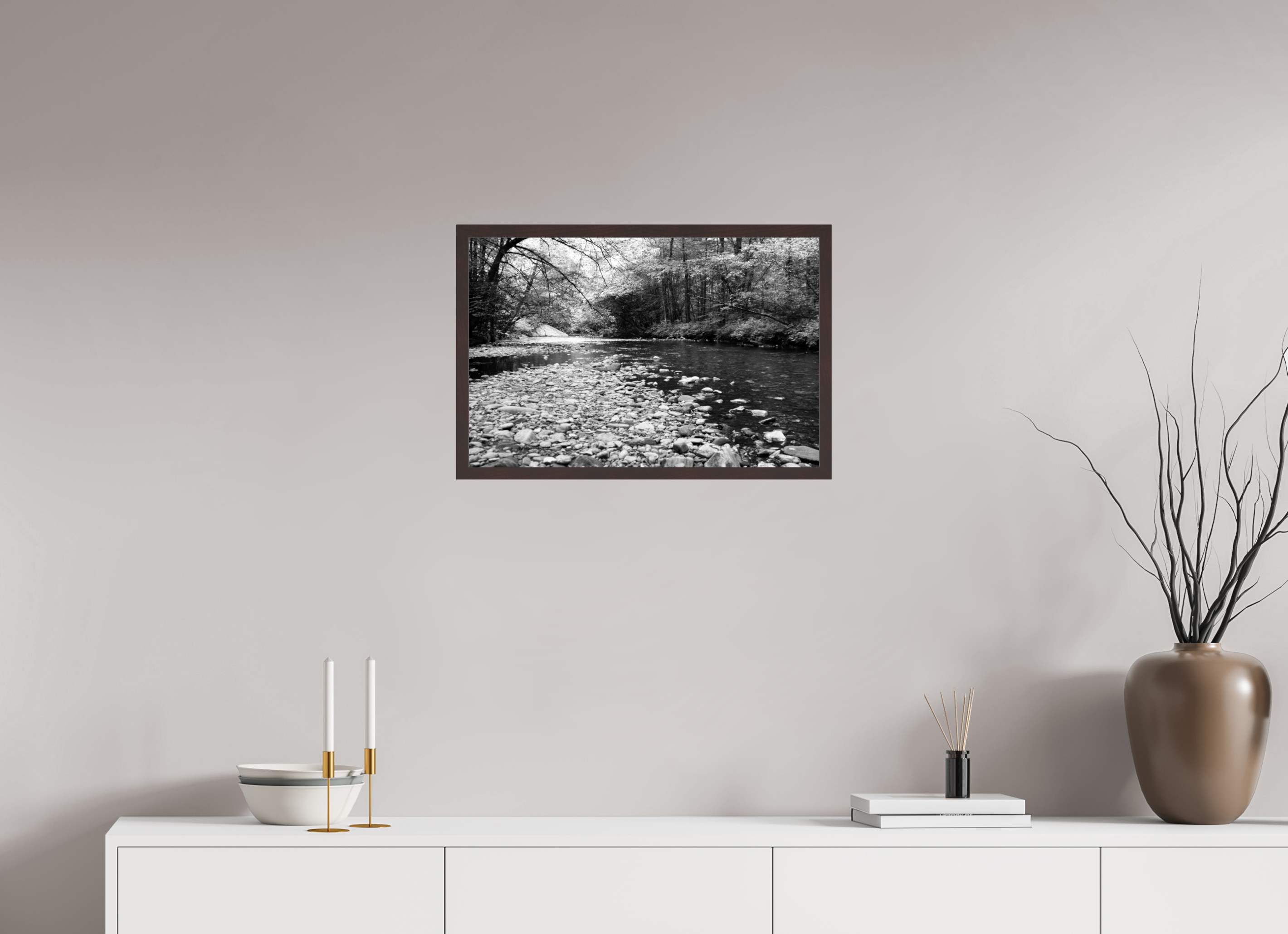 24 x 16″, ArtBox On Aluminum Dibond On the Bank of the Tallulah