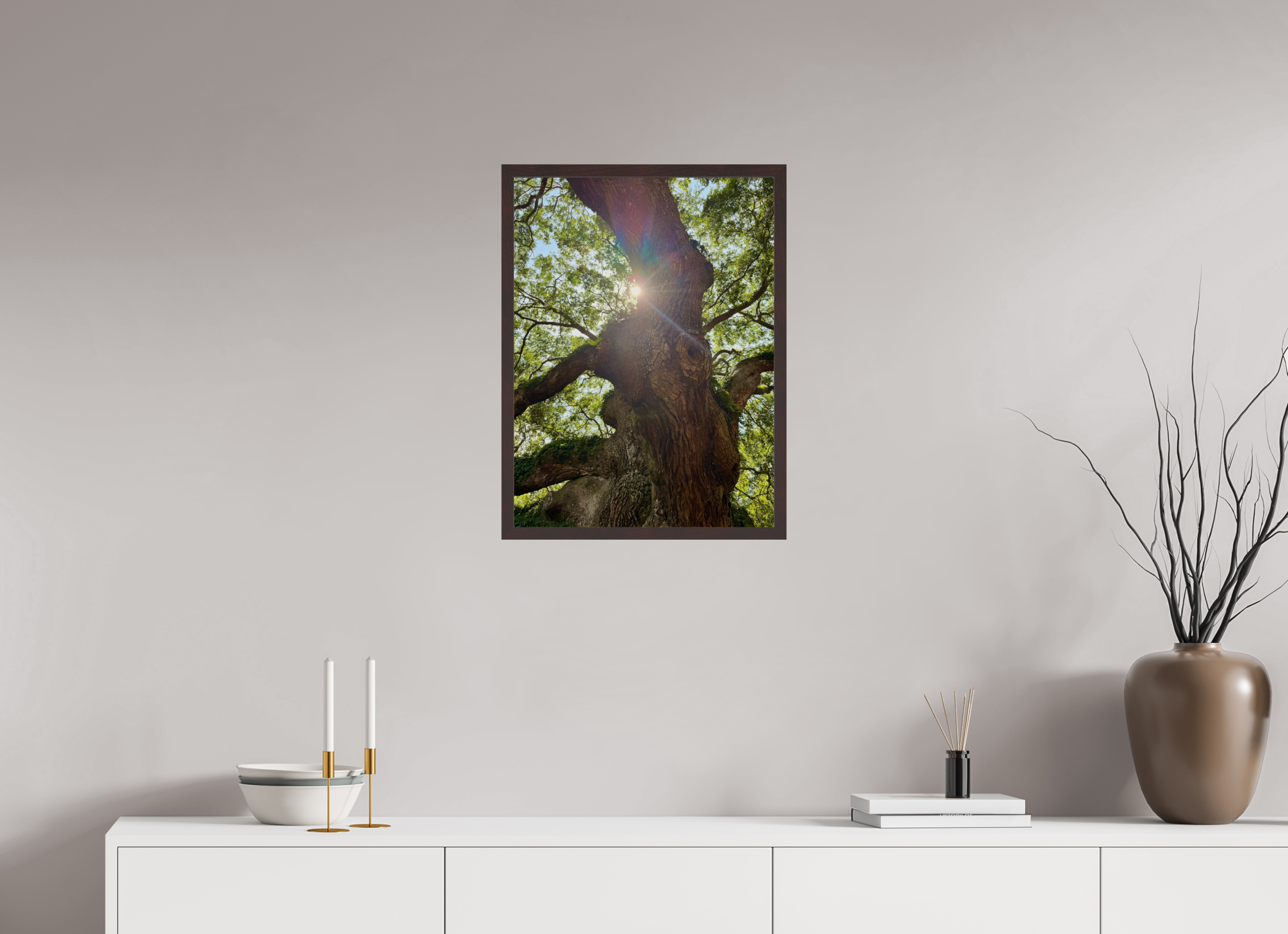 18 x 24″, ArtBox On Aluminum Dibond Angel Oak