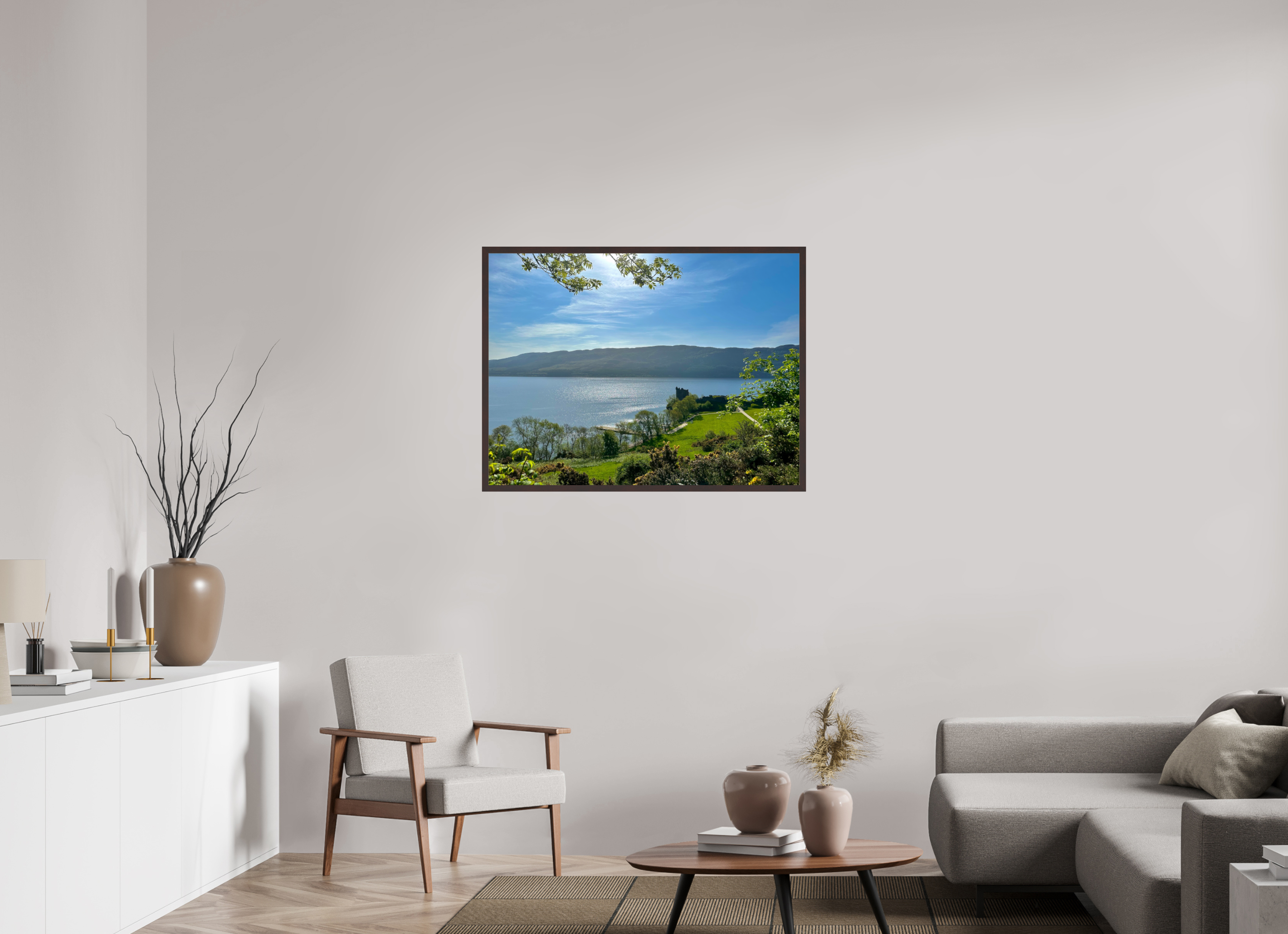 40 x 30″, ArtBox On Aluminum Dibond Loch Ness