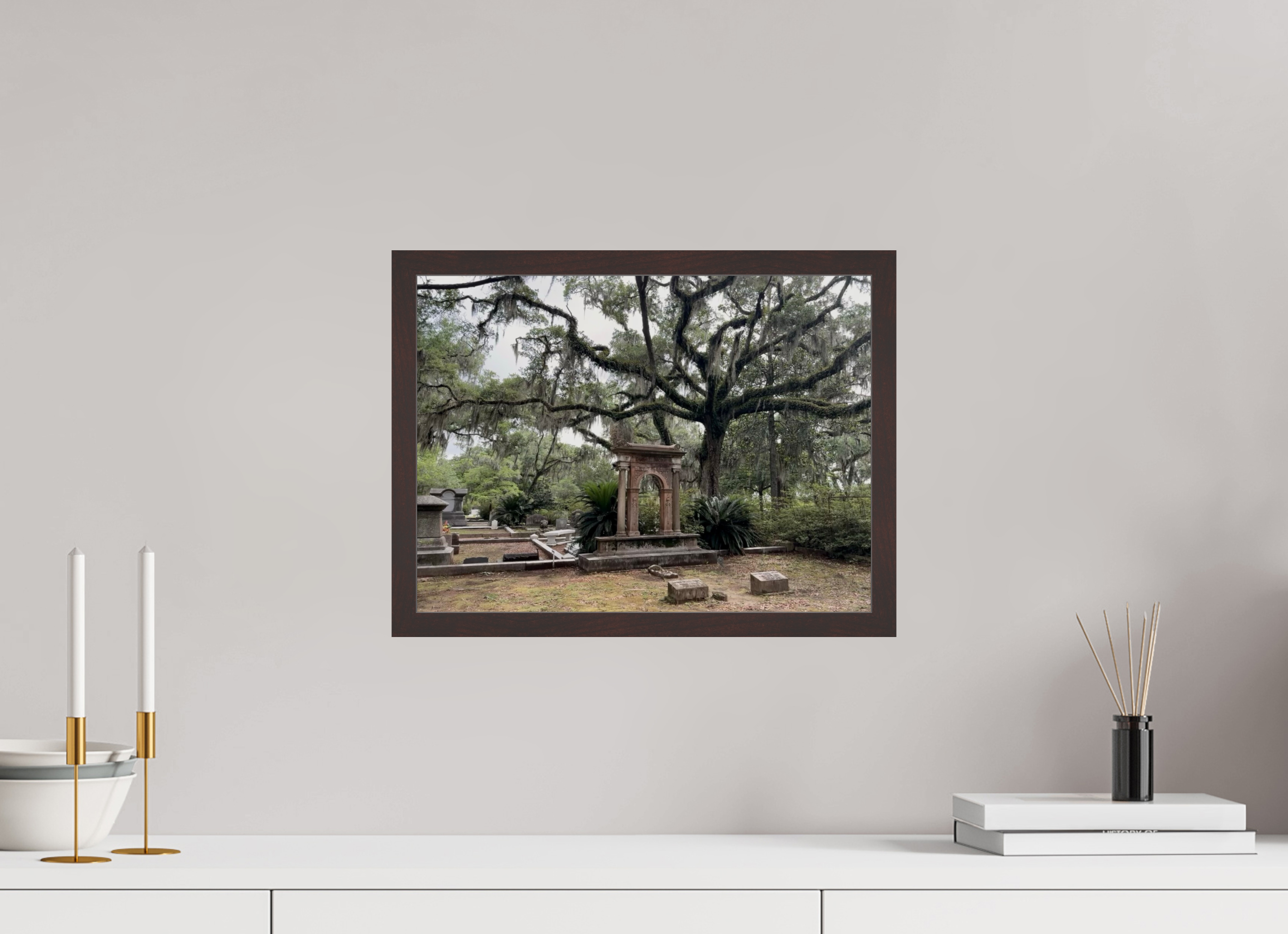 16 x 12″, ArtBox On Aluminum Dibond Bonaventure Cemetery